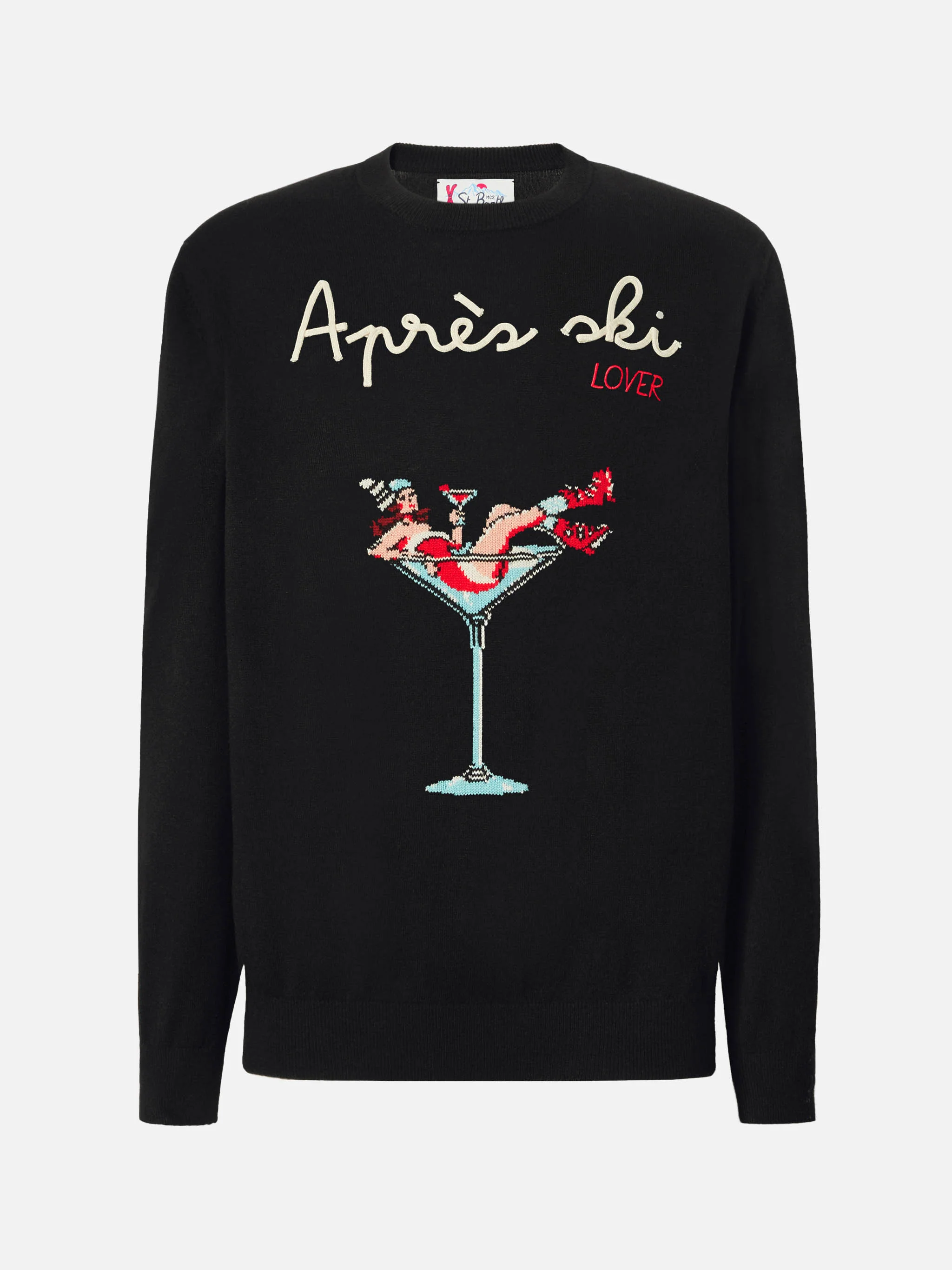 Maglione in misto cashmere Heron con ricamo Apres Ski Lover - Image 5