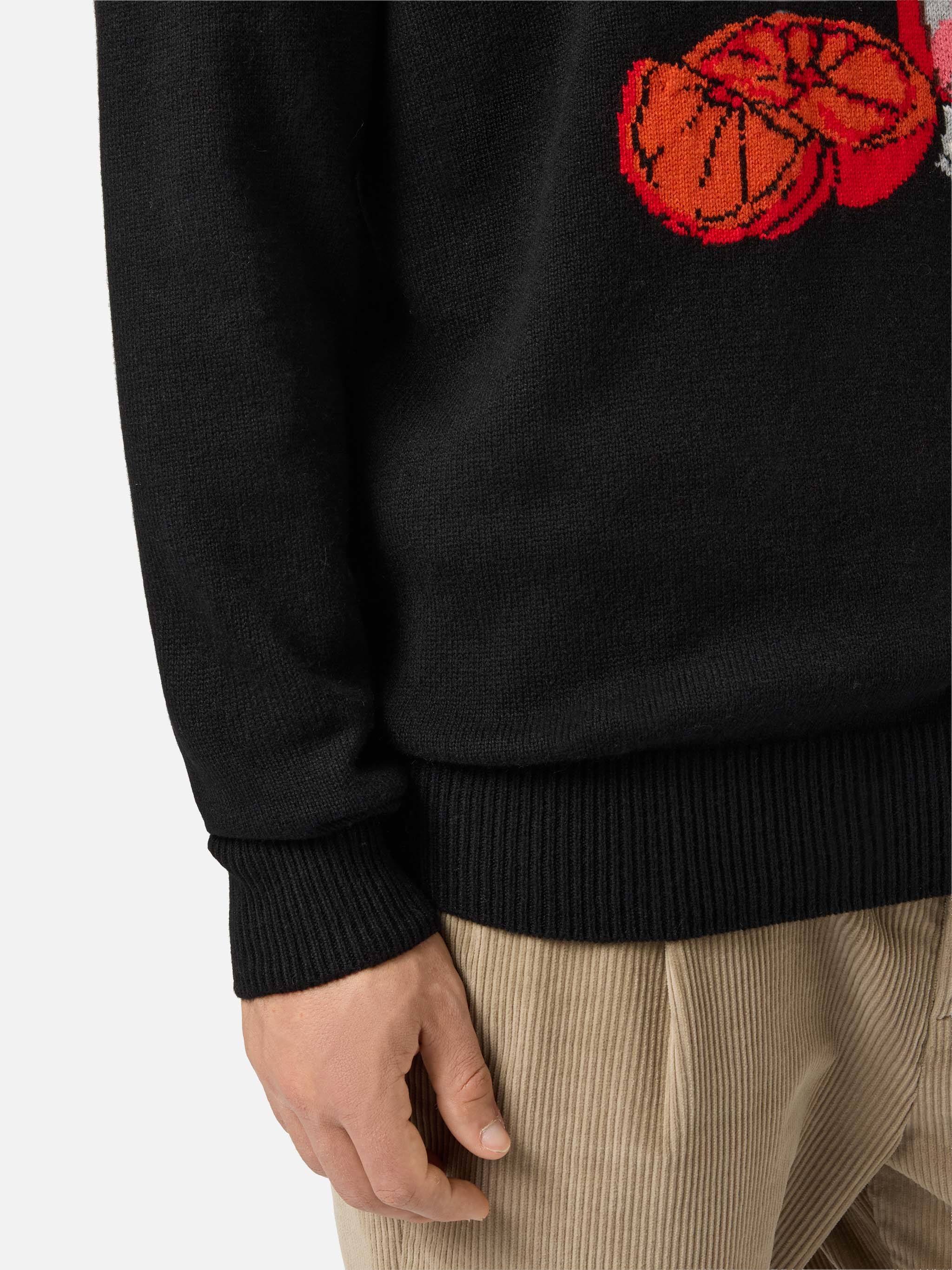 Maglione in misto cashmere Heron con ricamo St. Barth Negroni - Image 4