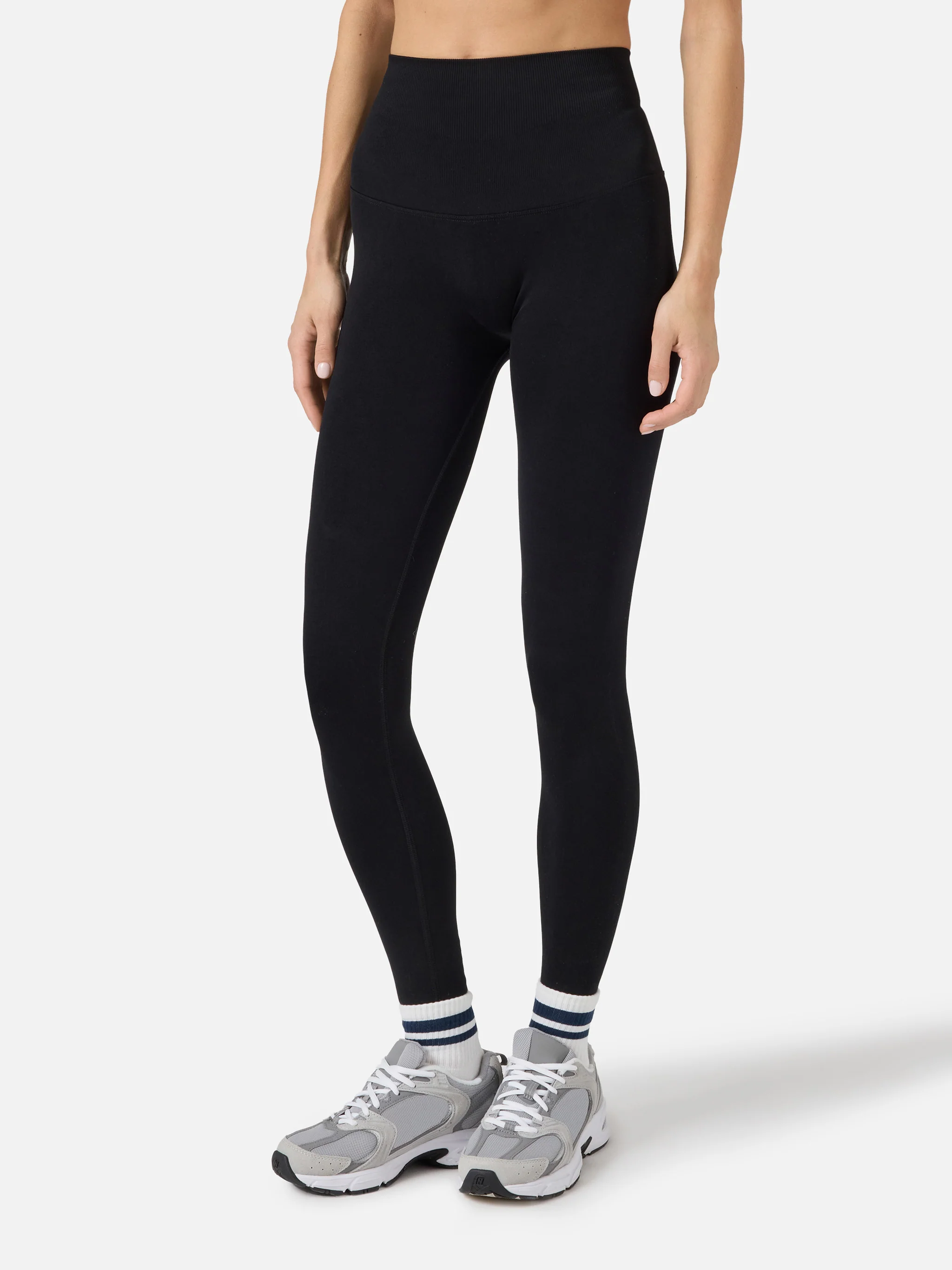 Leggings sportivi Vega neri in tessuto tecnico - Image 2