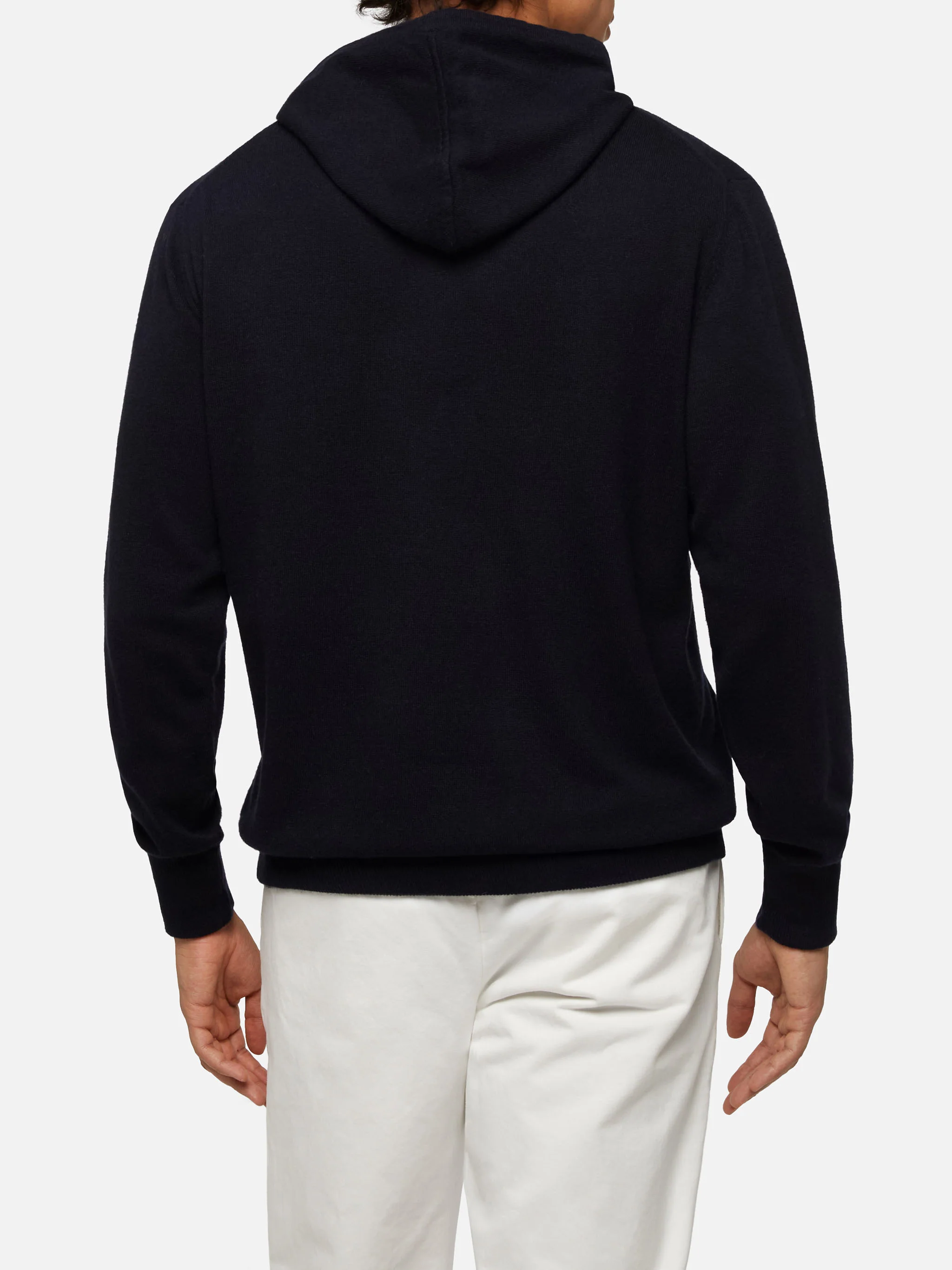 Maglione con cappuccio in misto cashmere Wood - Image 3