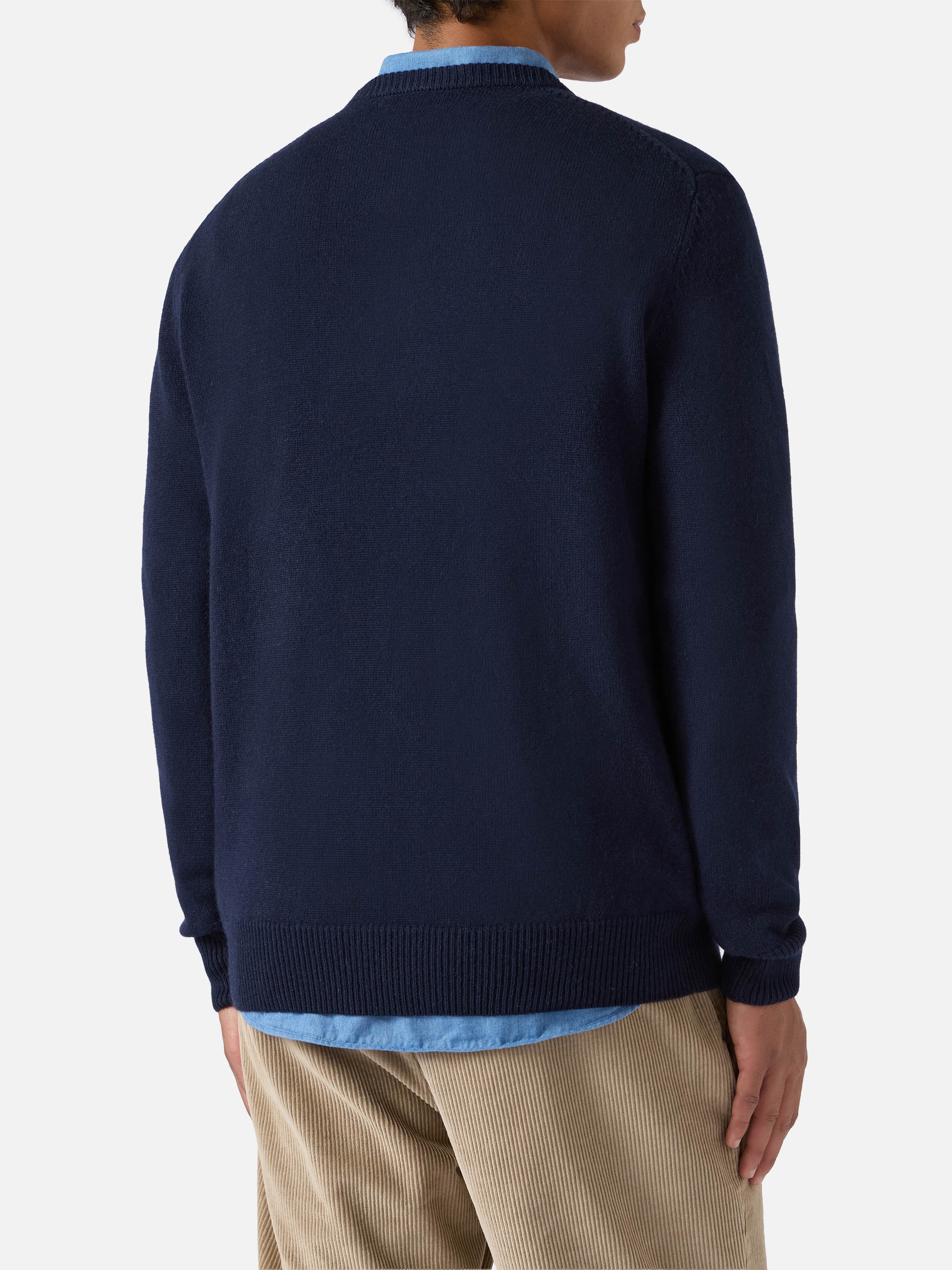 Maglione Heron in misto cashmere con ricamo Poste Cortina - Image 3