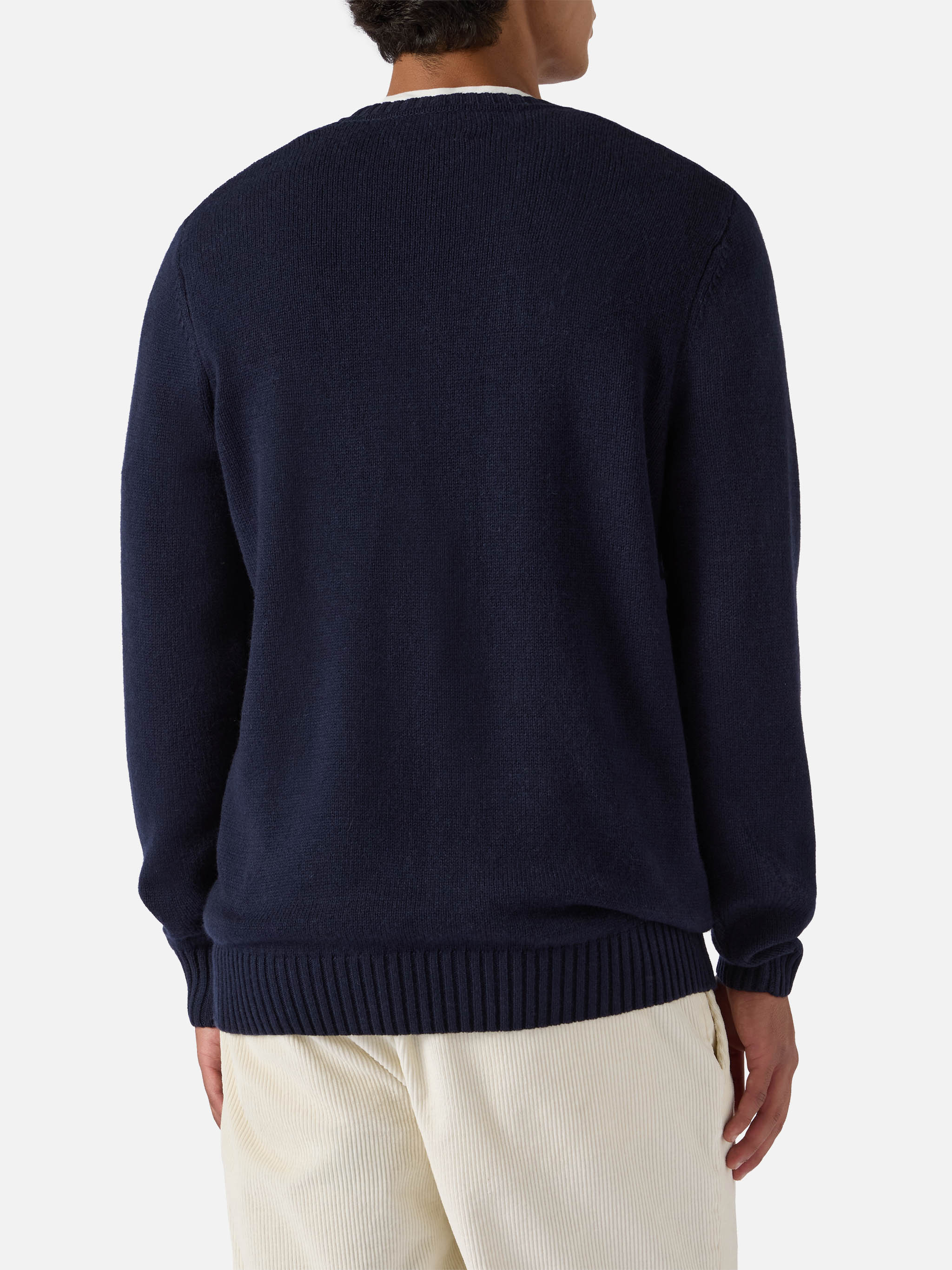 Maglione Bombardino Light blu con jacquard Après Ski - Image 3