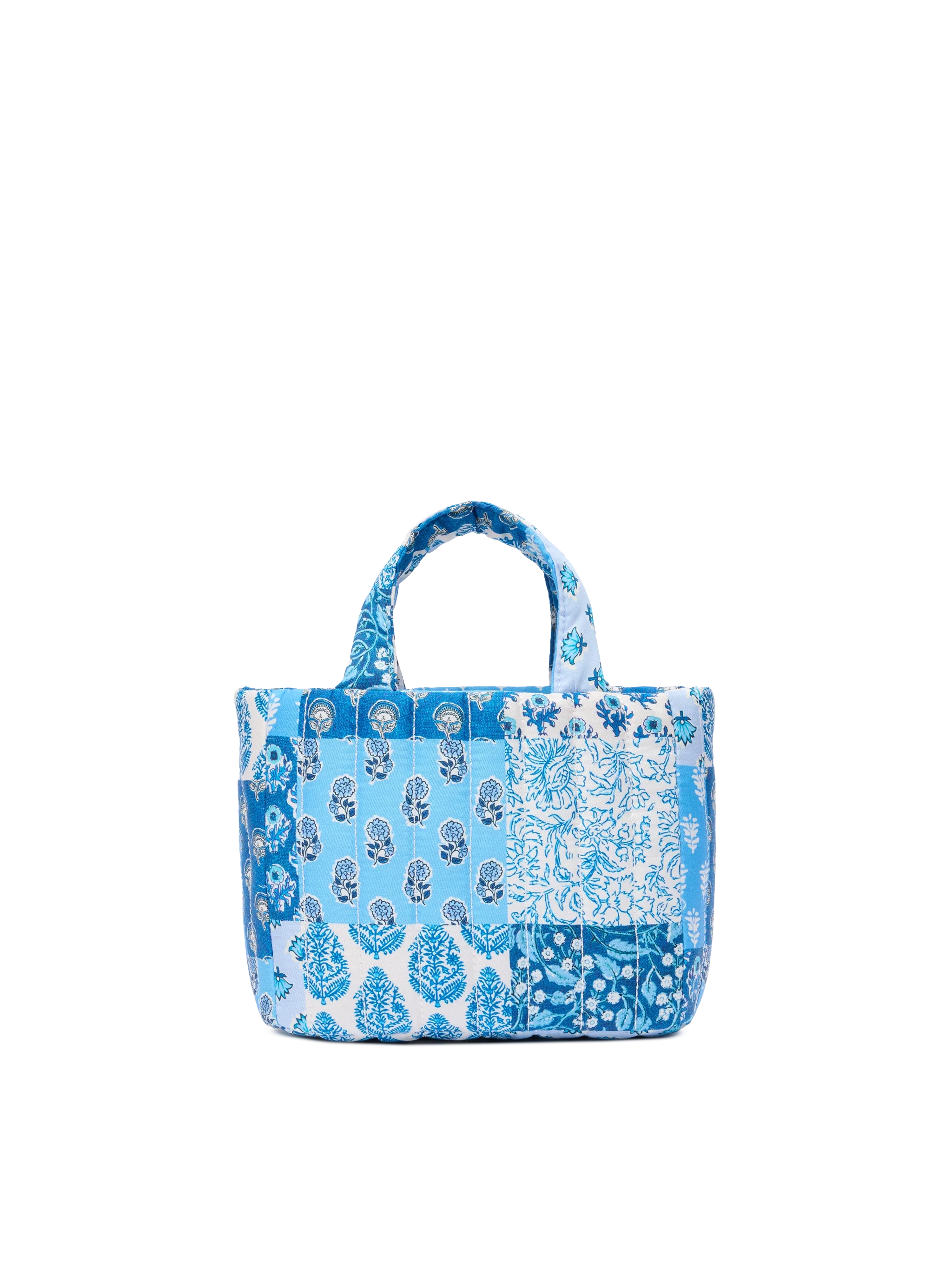 Soft Tote Mini Bag trapuntata con stampa a fiori - Image 5