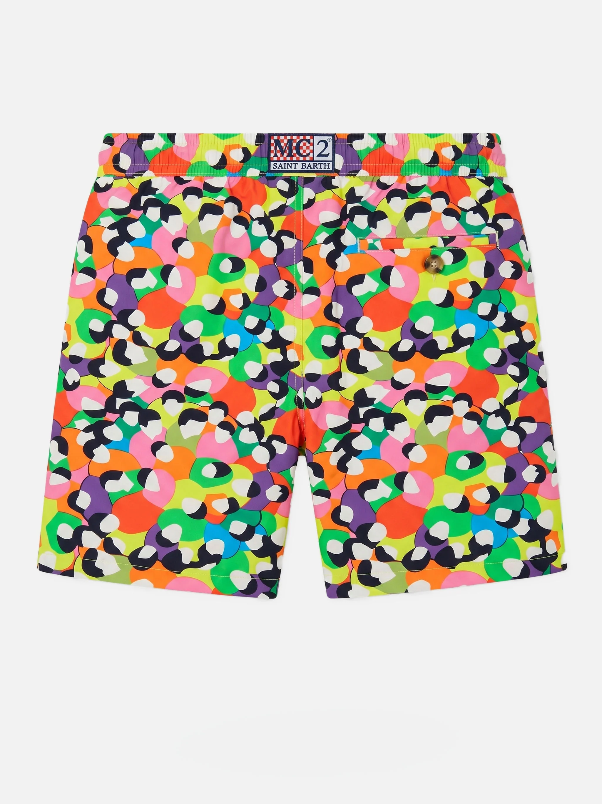 Shorts mare Lighting multicolor con stampa astratta | Special Edition - Image 2