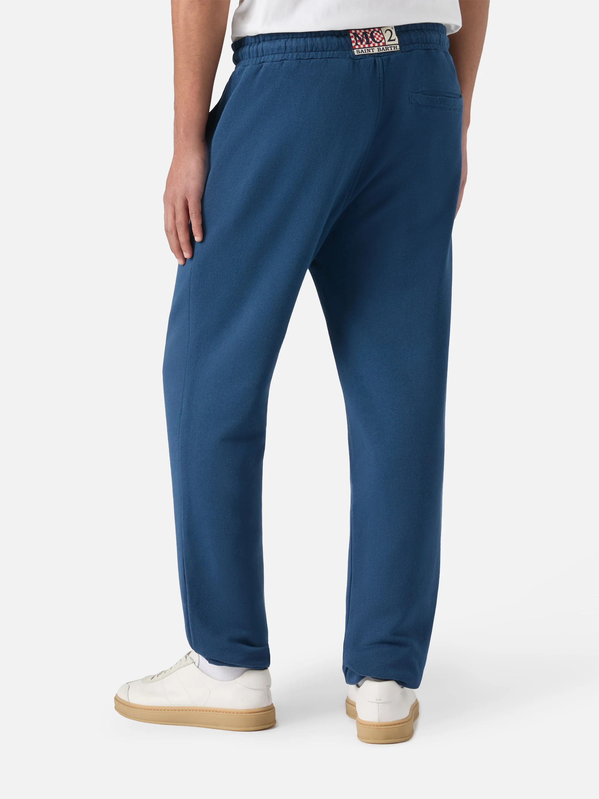 Pantaloni sportivi blu mélange Bolt - Image 3