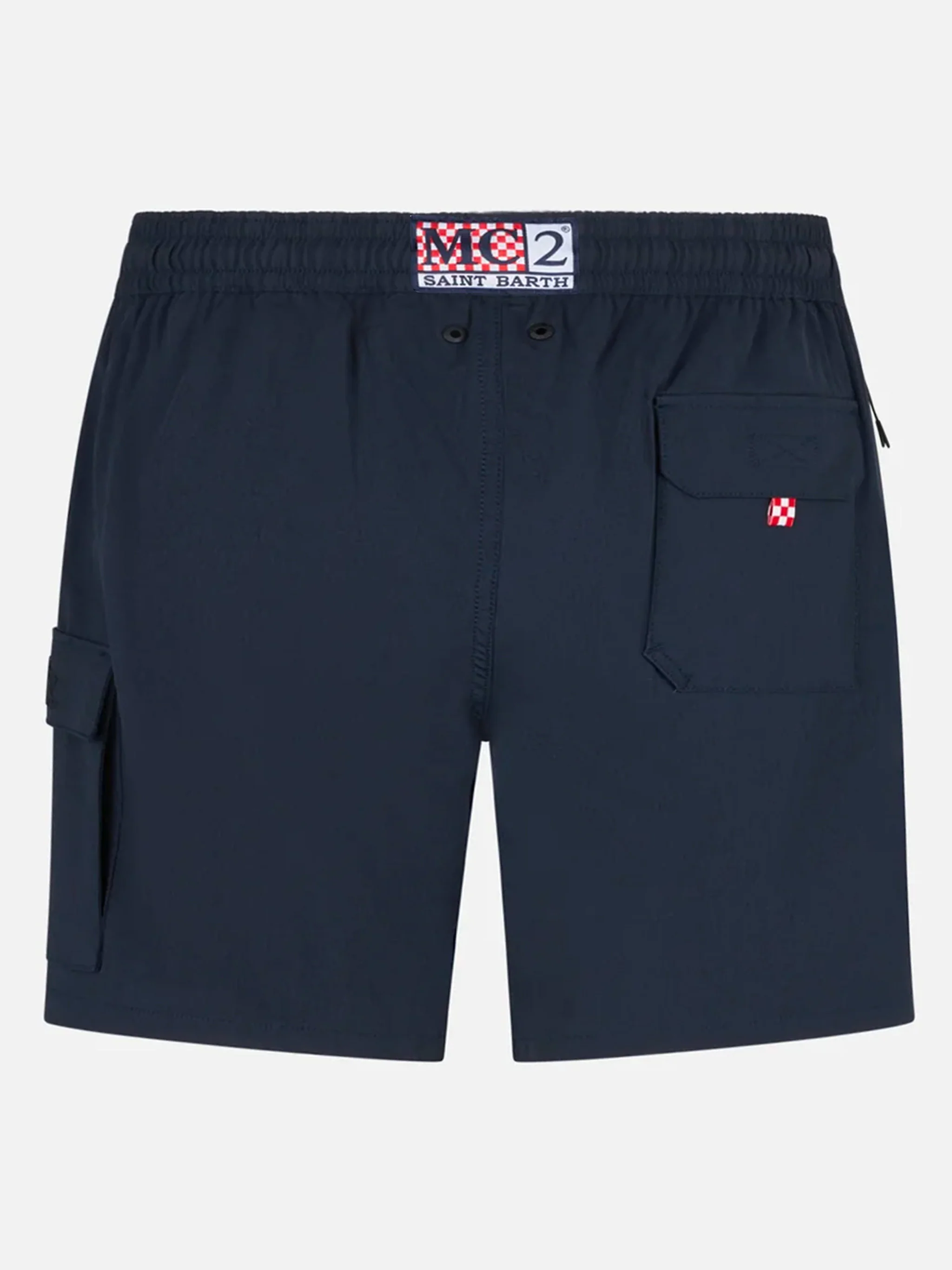 Costume mare elasticizzato Comfort in blue navy - Image 2