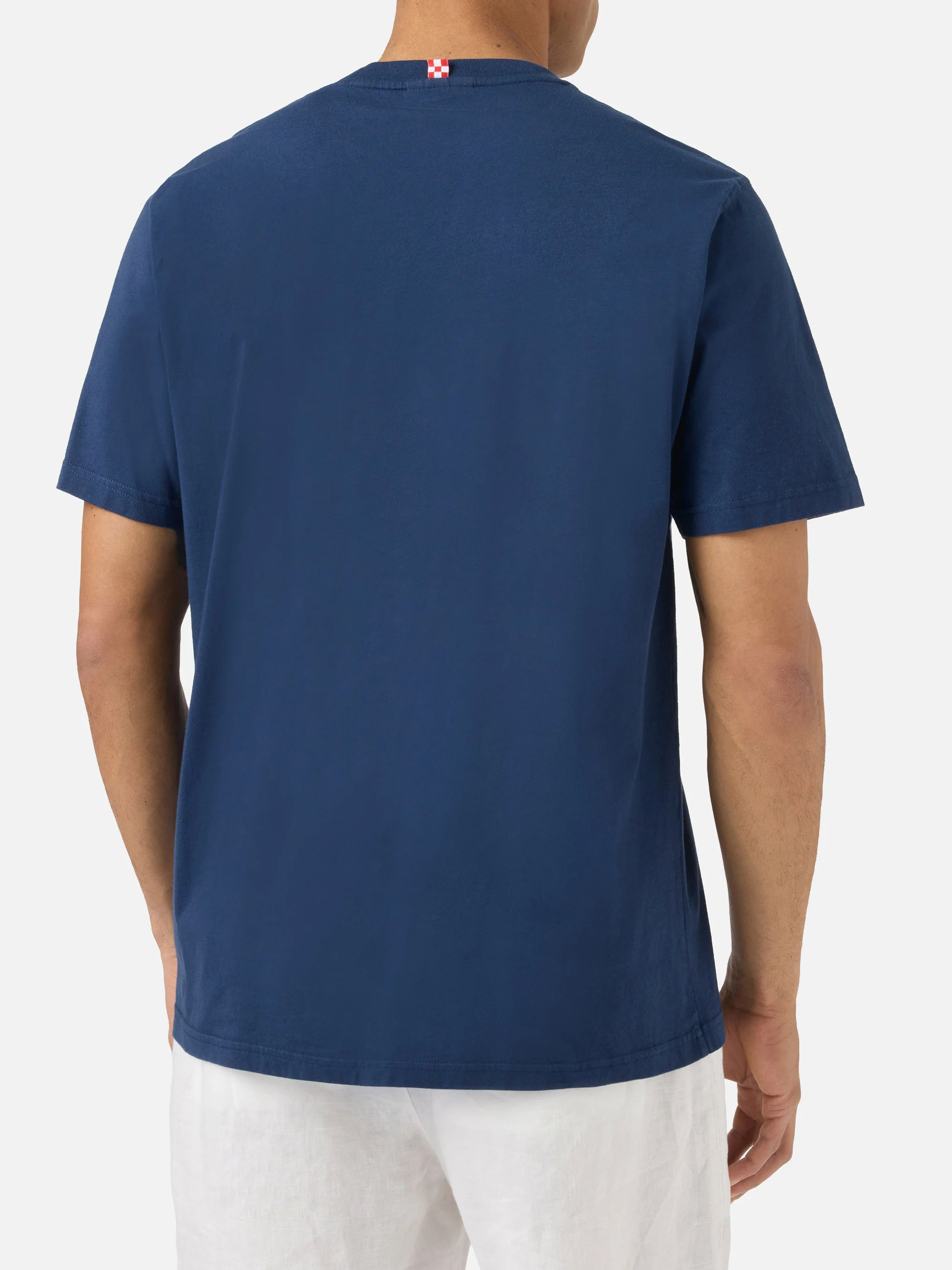 T-shirt Portofino blu con ricamo Mi Piacciono Le Bionde - Image 4