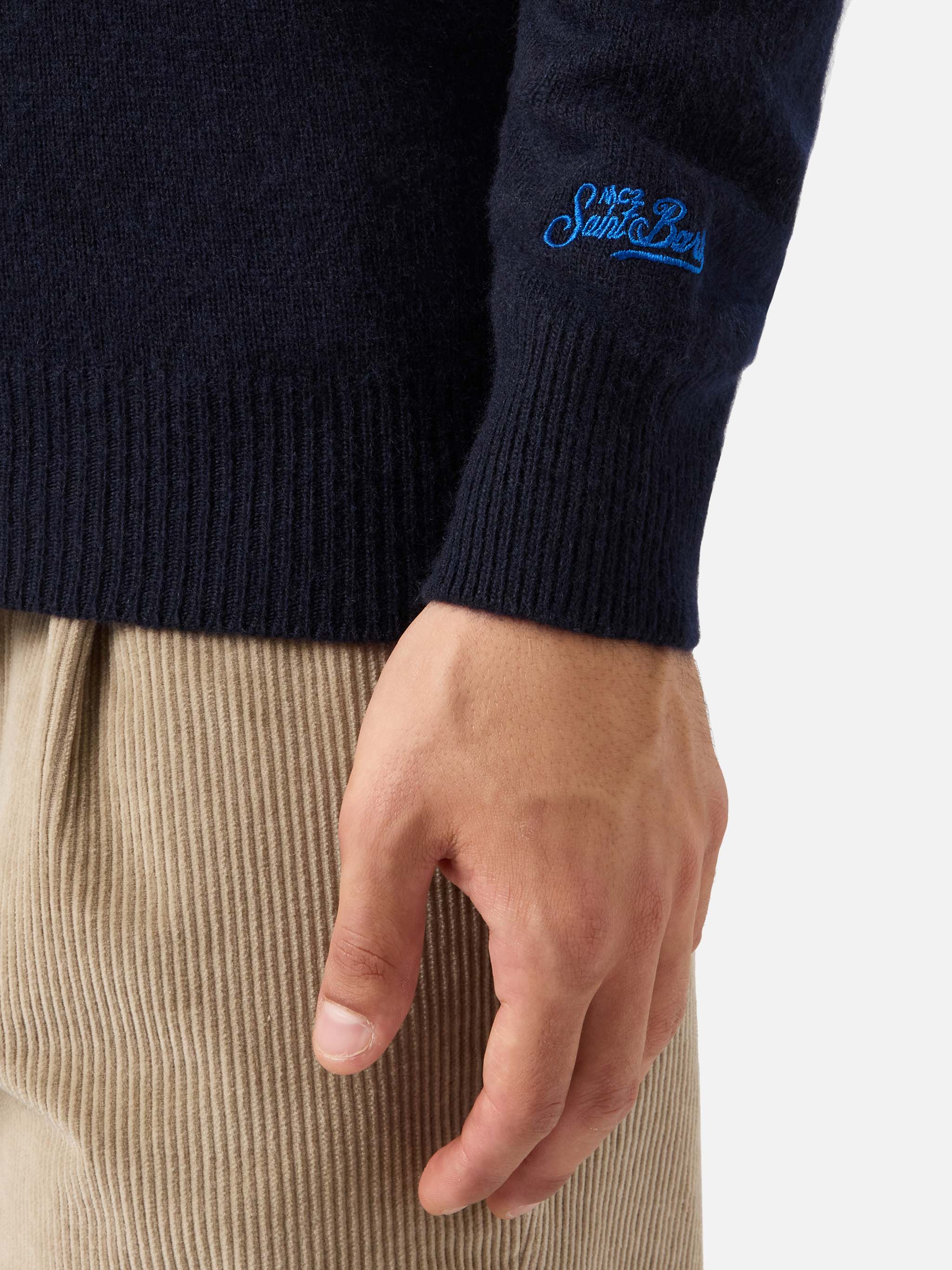 Maglione in  misto cashmere Heron con ricamo Apres Ski - Image 2