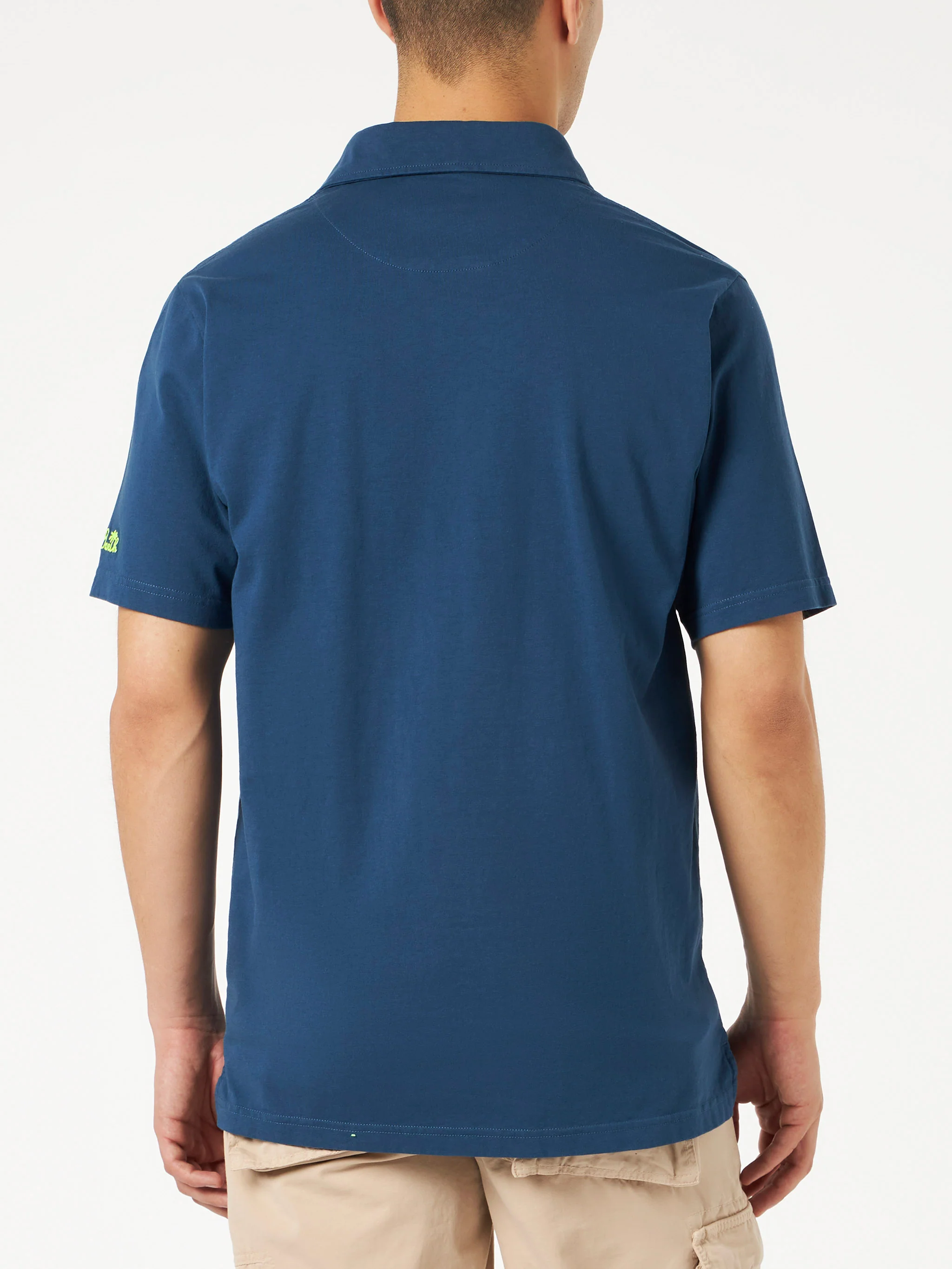 Polo Brighton in jersey blu navy - Image 3