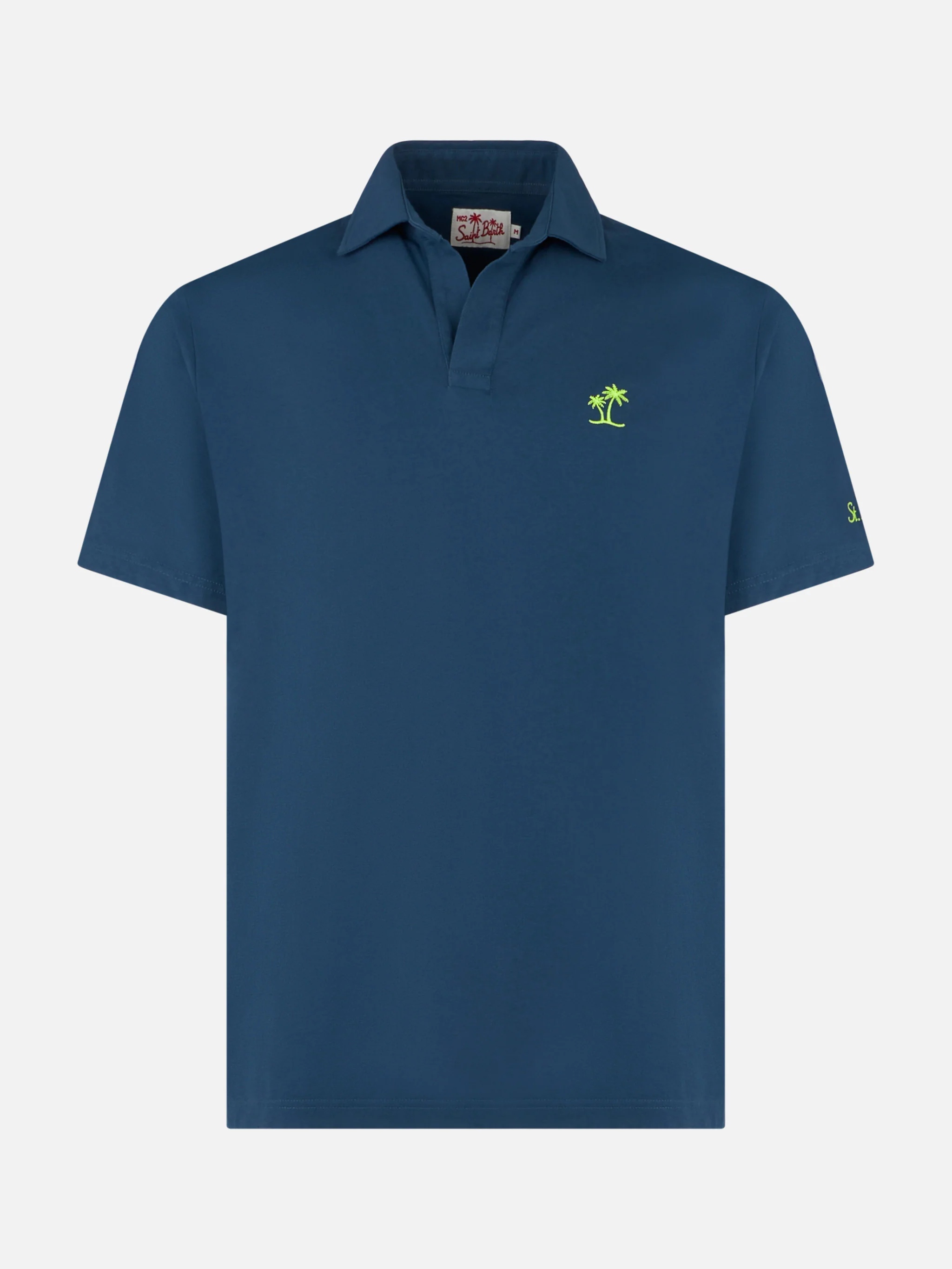 Polo Brighton in jersey blu navy - Image 4