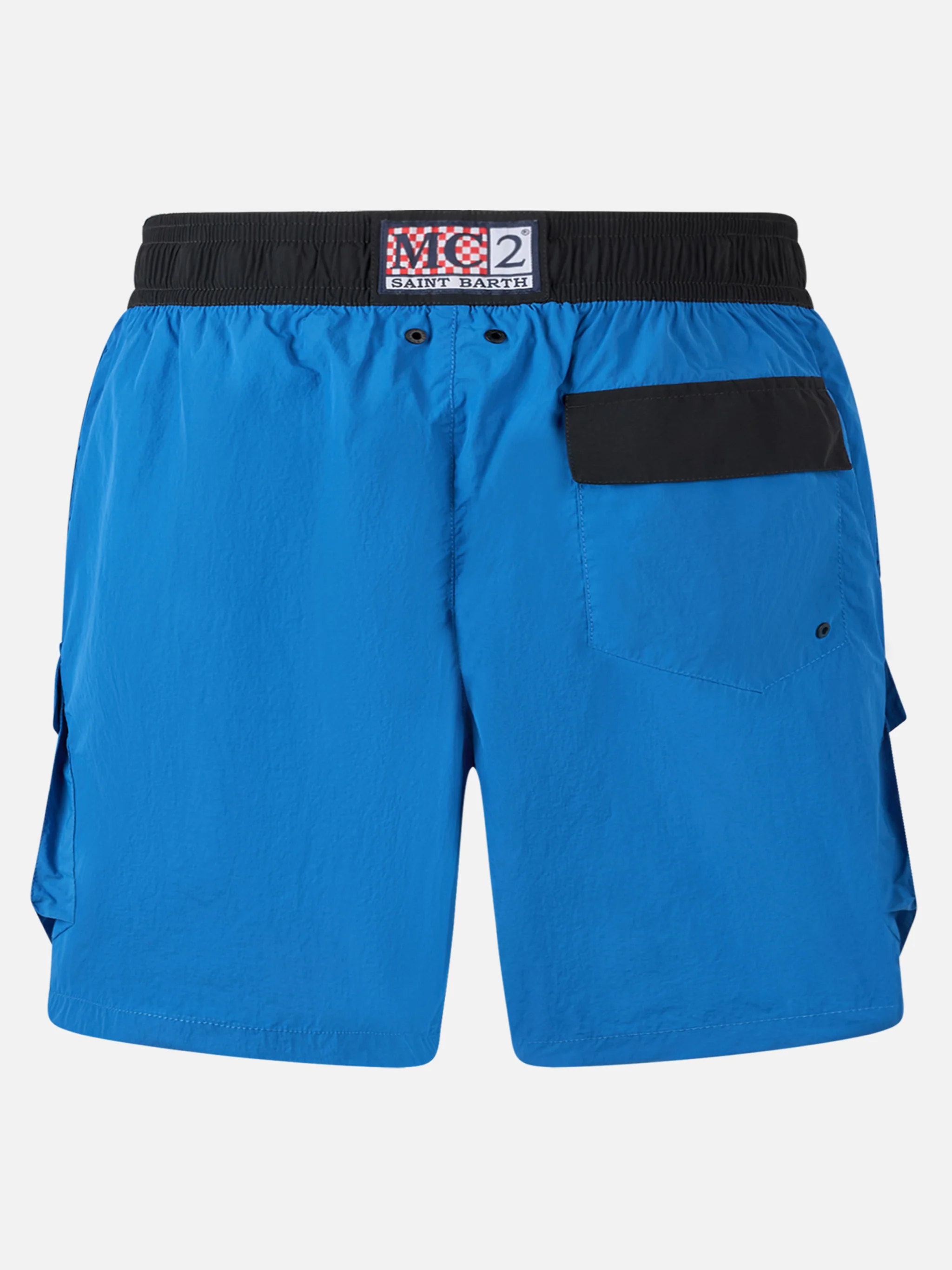 Costume da bagno Buddy bluette con tasche - Image 2
