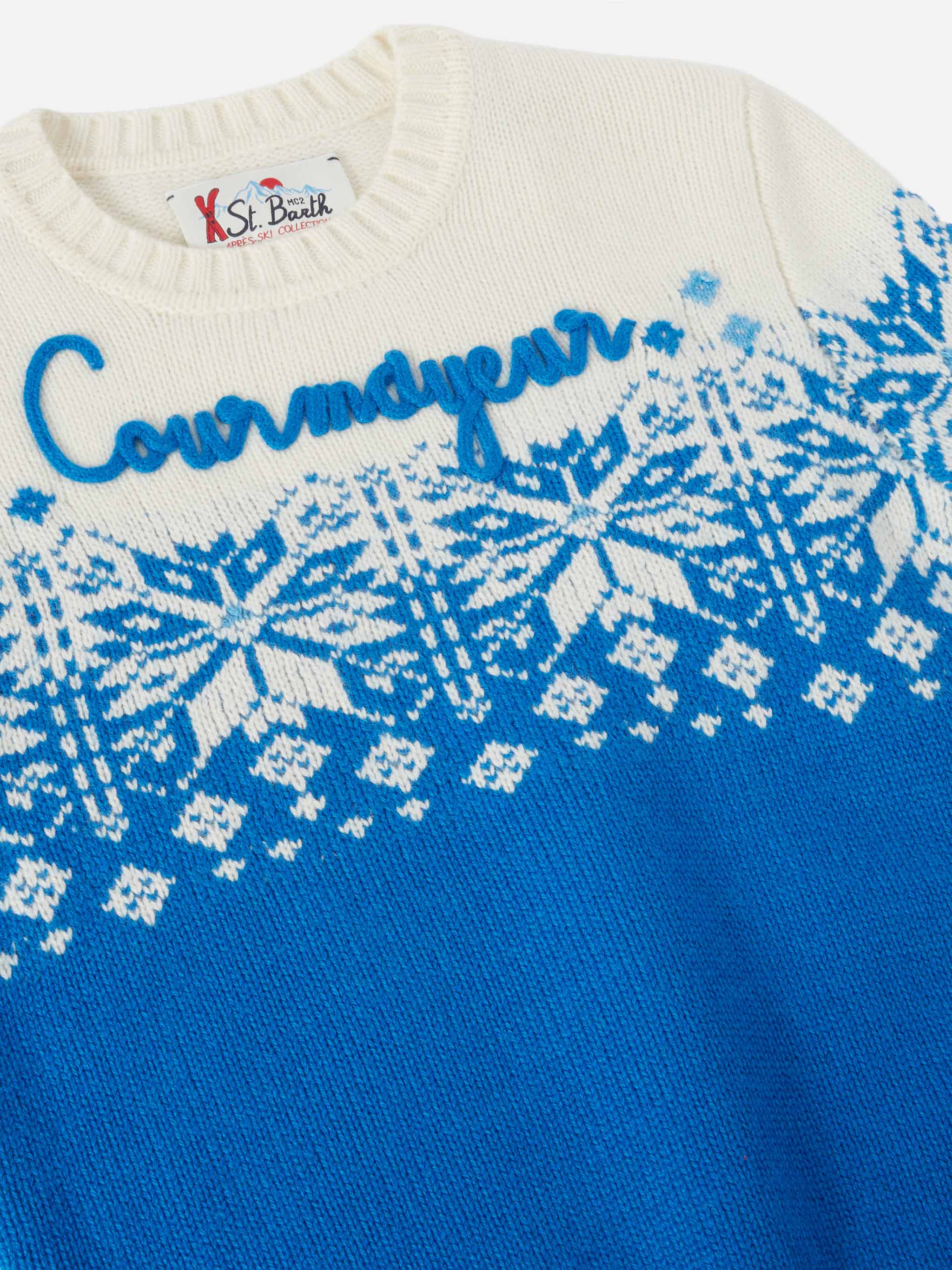 Maglione Bombardino Jr con jacquard Courmayeur e motivo fair isle - Image 2
