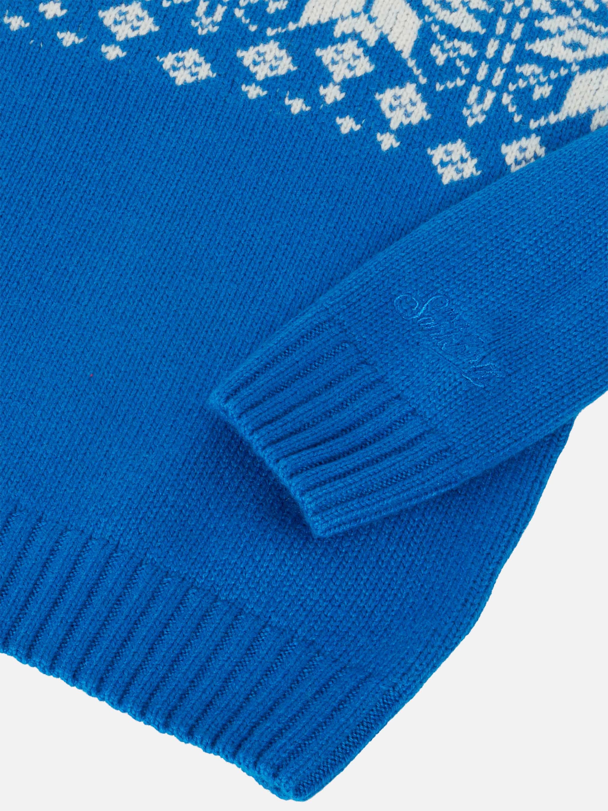 Maglione Bombardino Jr con jacquard Courmayeur e motivo fair isle - Image 4