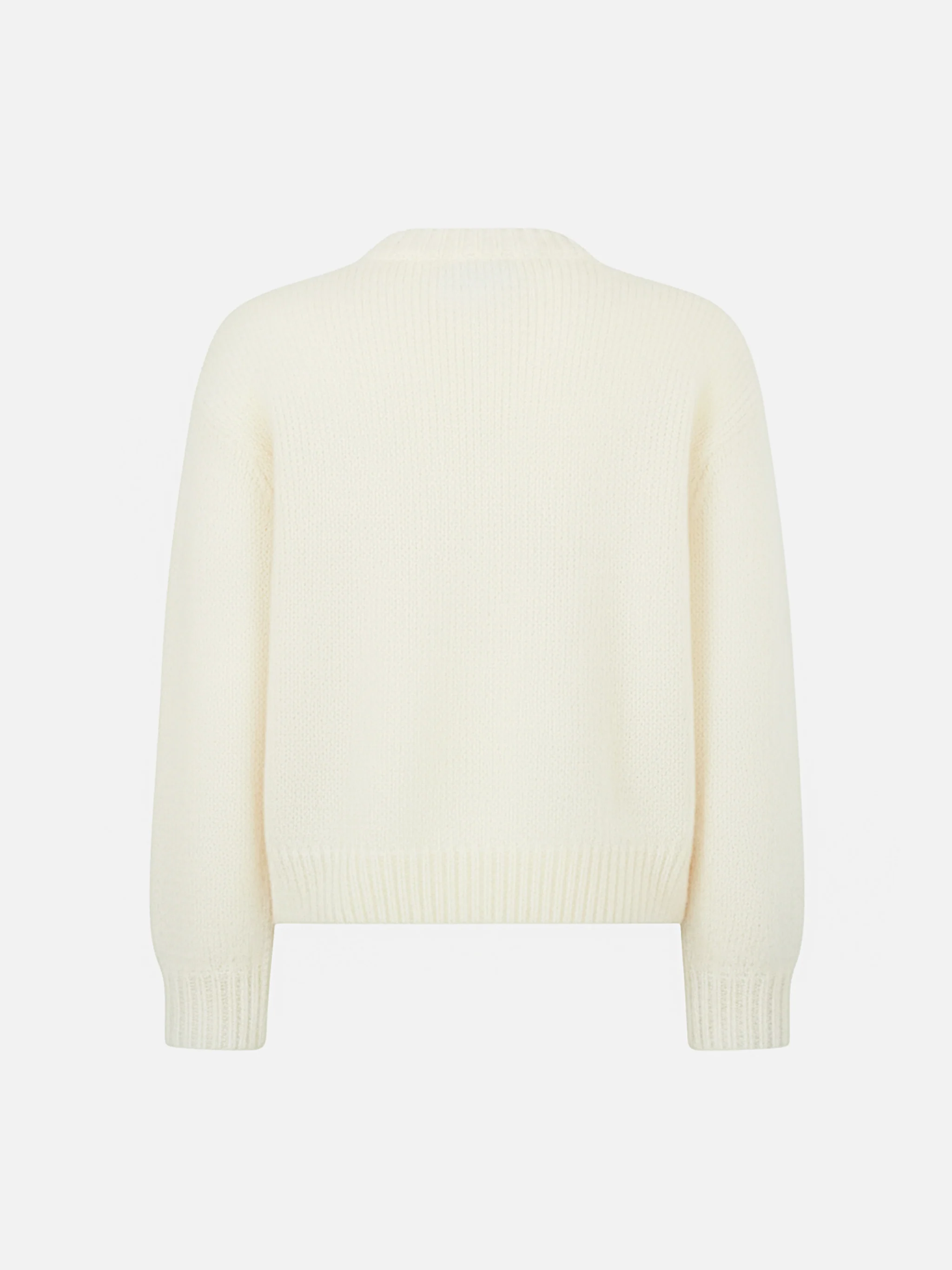 Maglia boxy Danya Jr con jacquard St. Moritz in lurex - Image 3