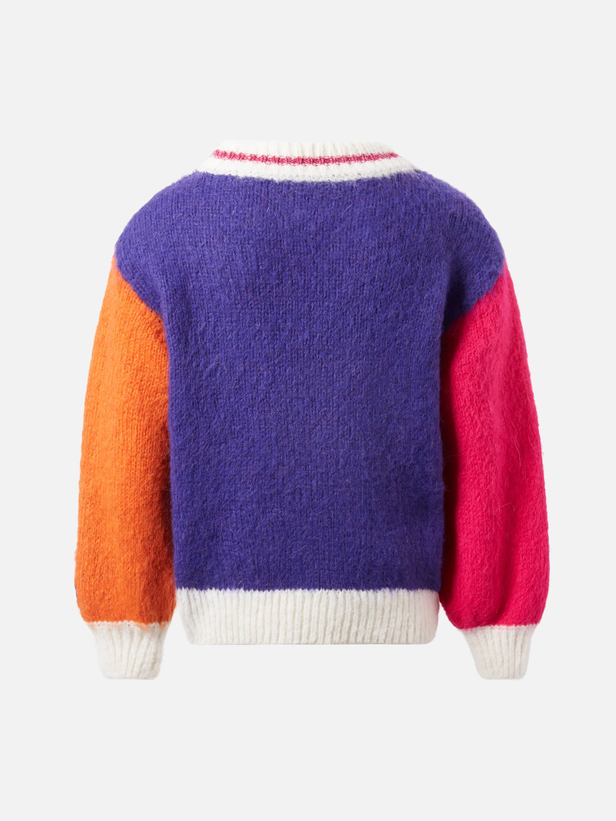 Maglione boxy Danya Soft Jr con ricamo Indecisa - Image 3