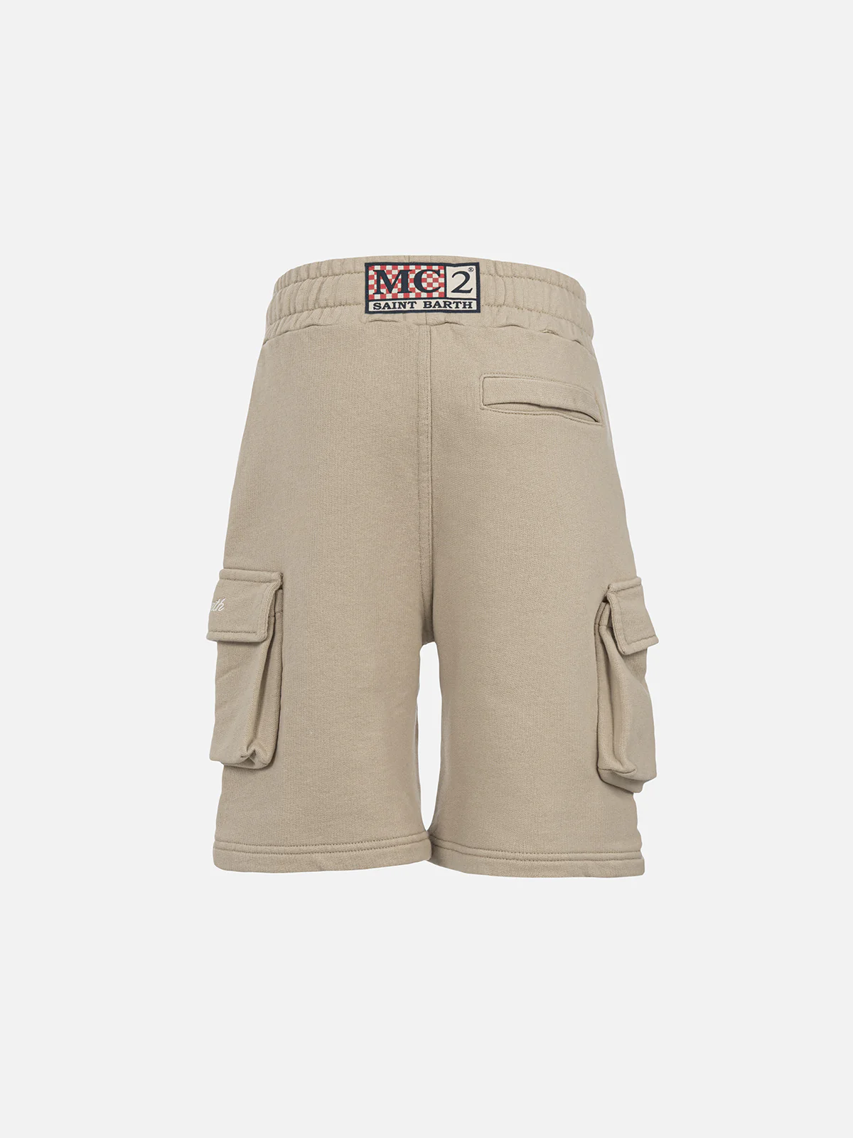 Pantaloncini cargo beige da bambino Cargy - Image 2