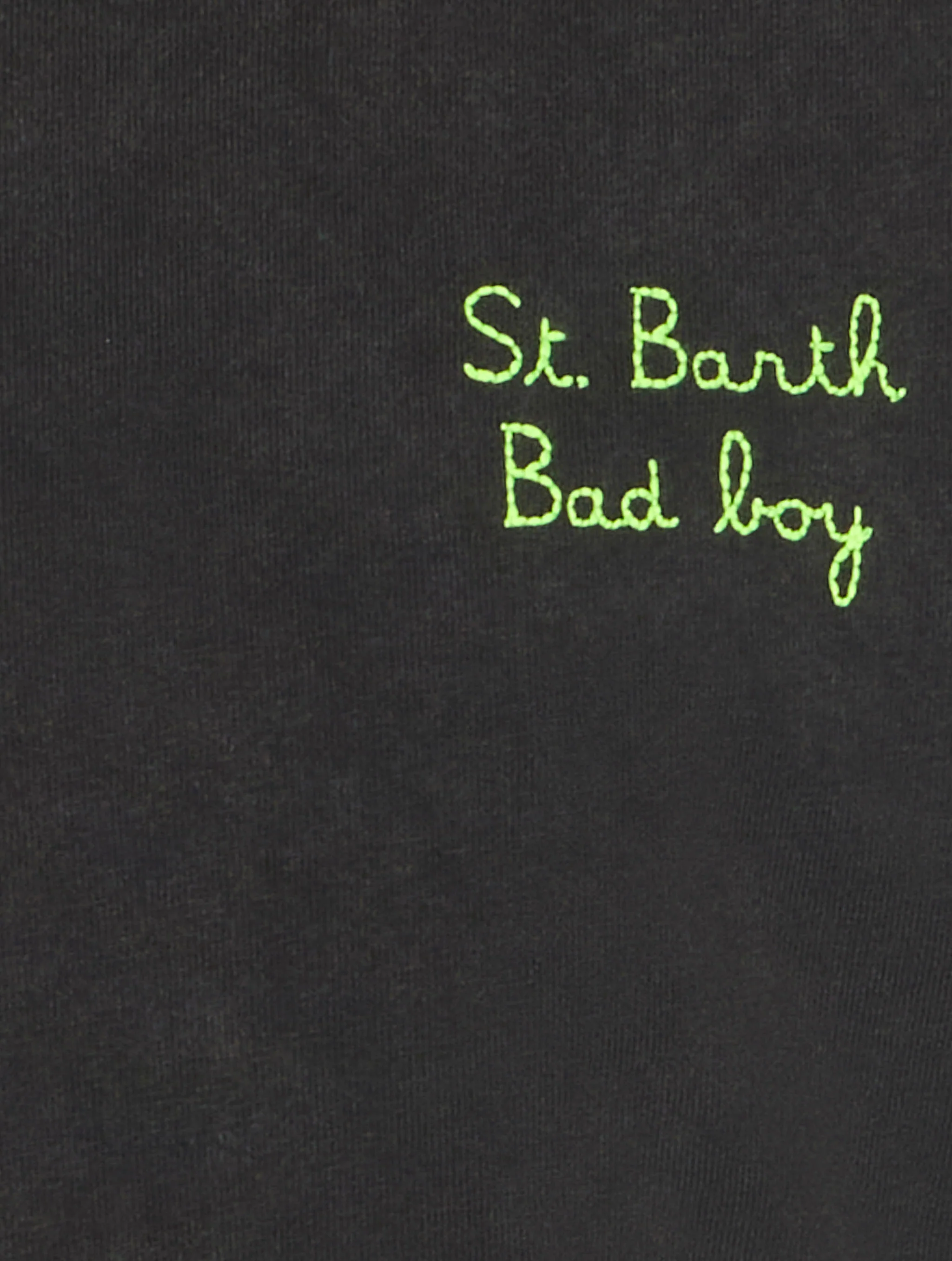 T-shirt da bambino in cotone nero Josh - Image 2