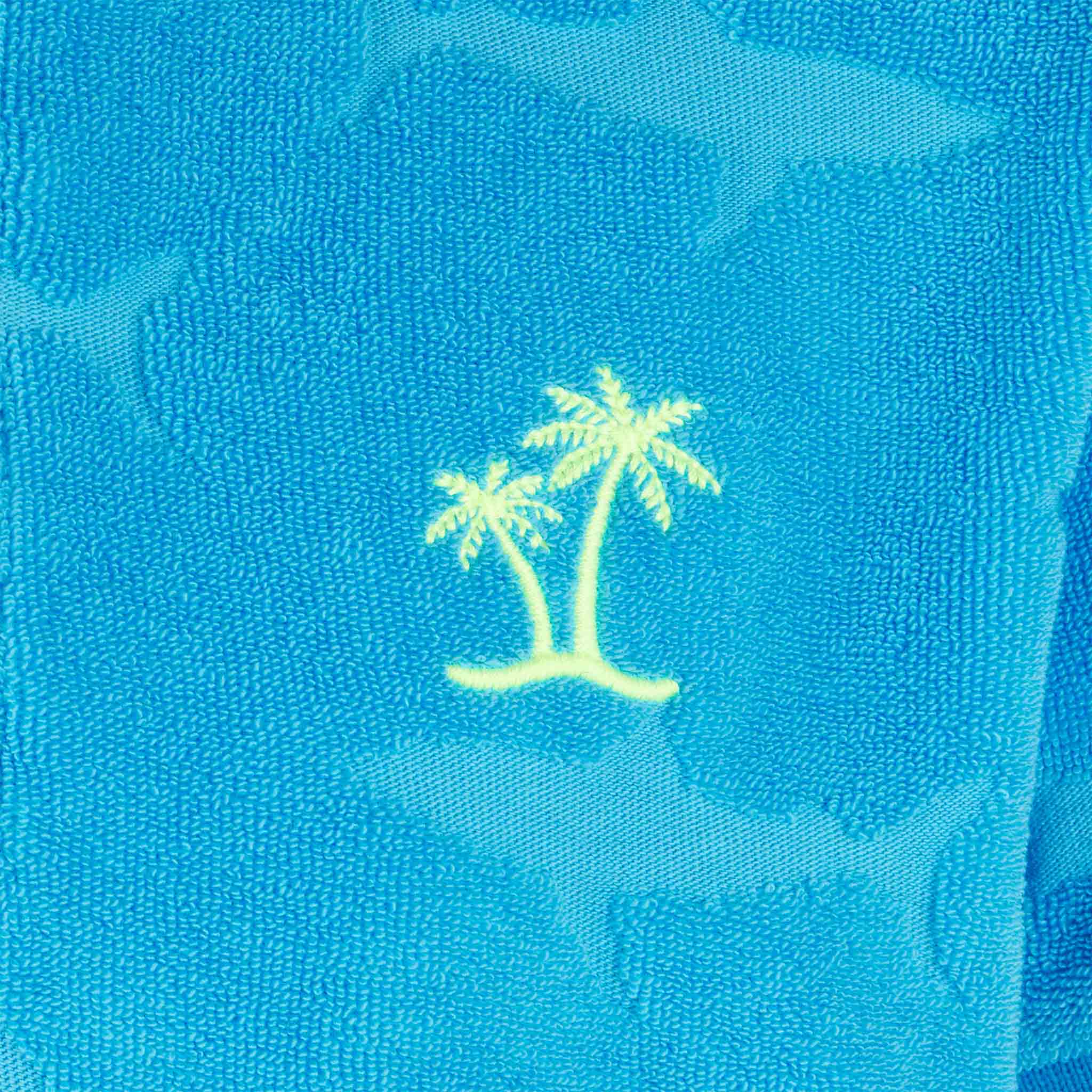 Polo da bambino bluette con squali in spugna in rilievo - Image 2