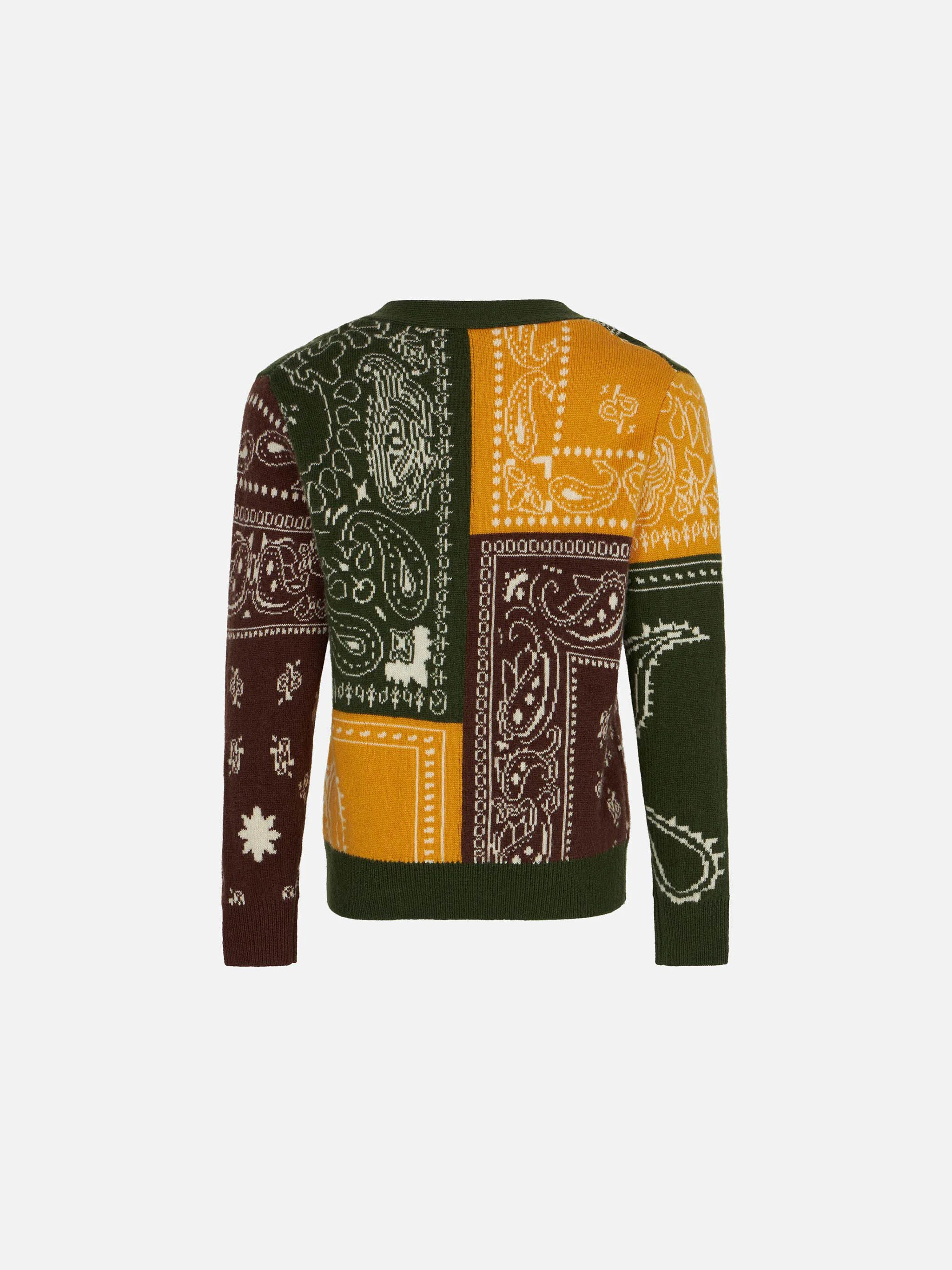 Cardigan da bambino con stampa bandana - Image 2