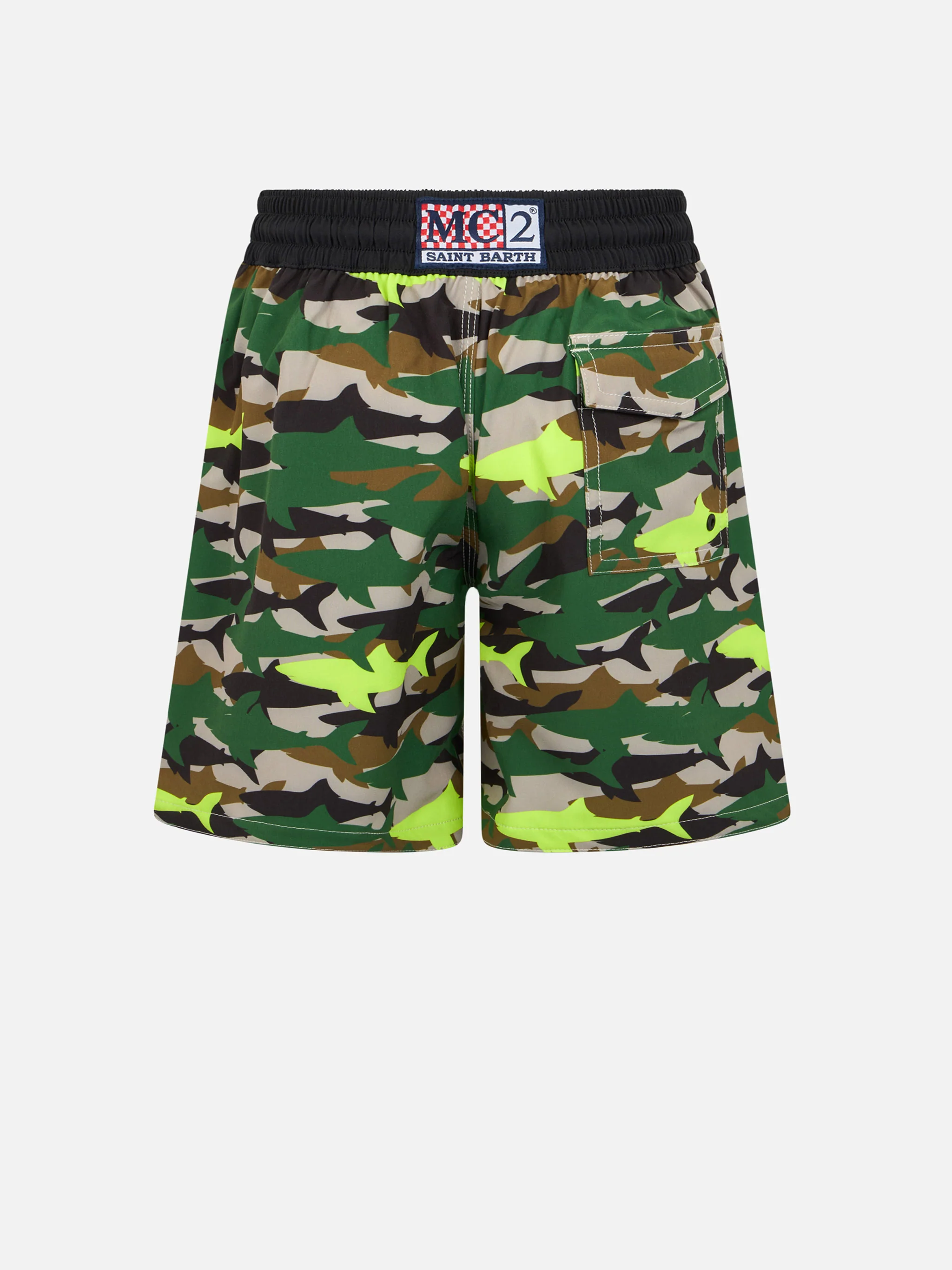 Costume da bagno da bambino Comfort Surf Jr con stampa squalo mimetico - Image 2