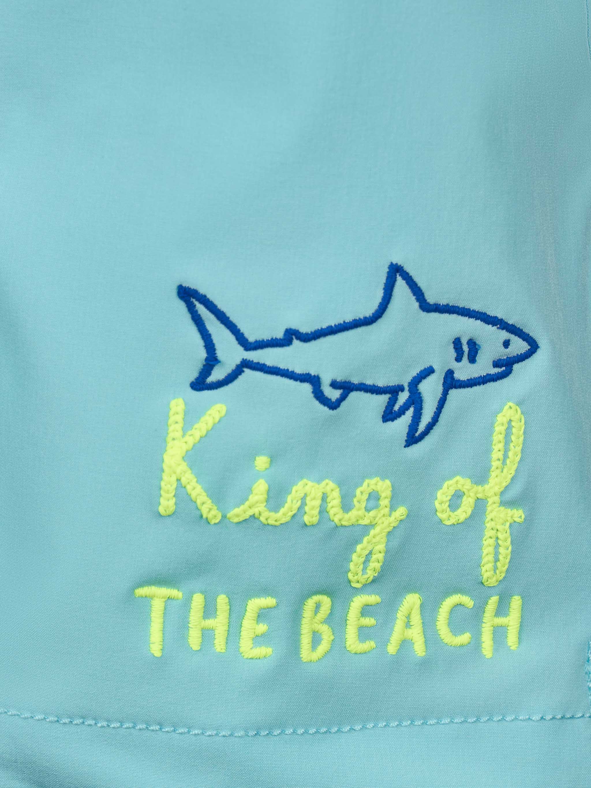 Costume da bagno da bambino Comfort con ricamo King of the Beach - Image 3