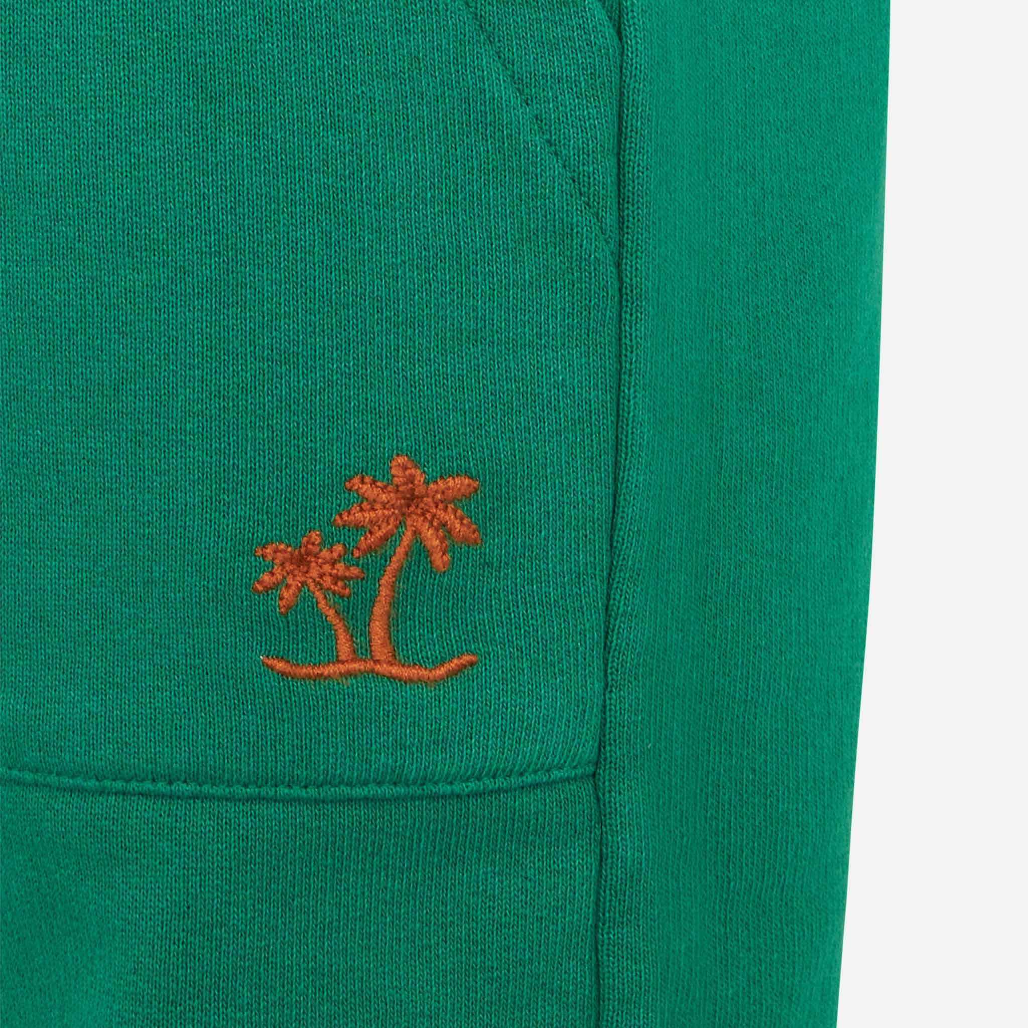 Bermuda da bambino in cotone verde - Image 3