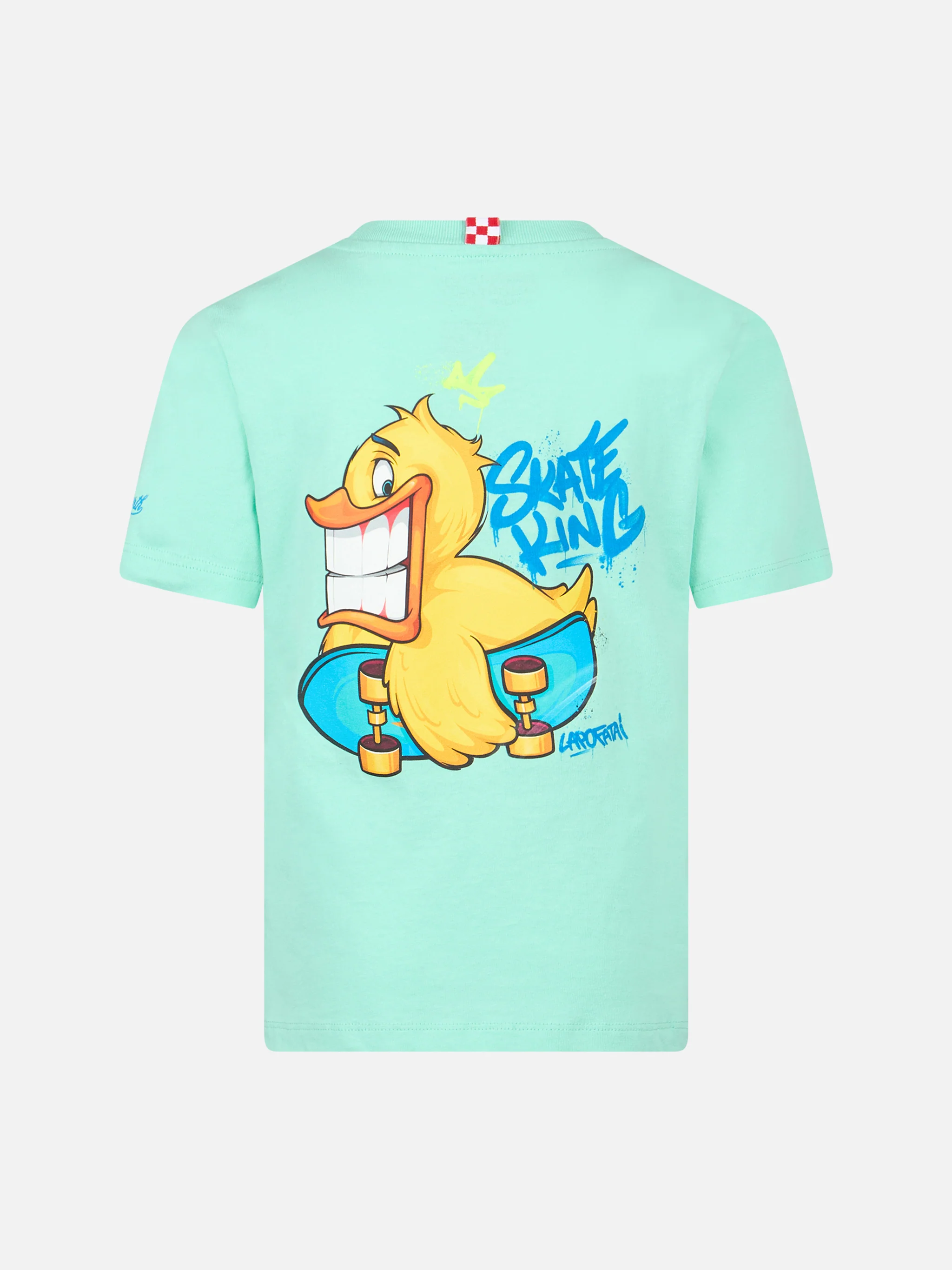 T-shirt da bambino in cotone con stampa paperelle criptopuppets | EDIZIONE SPECIALE CRYPTOPUPPETS - Image 2