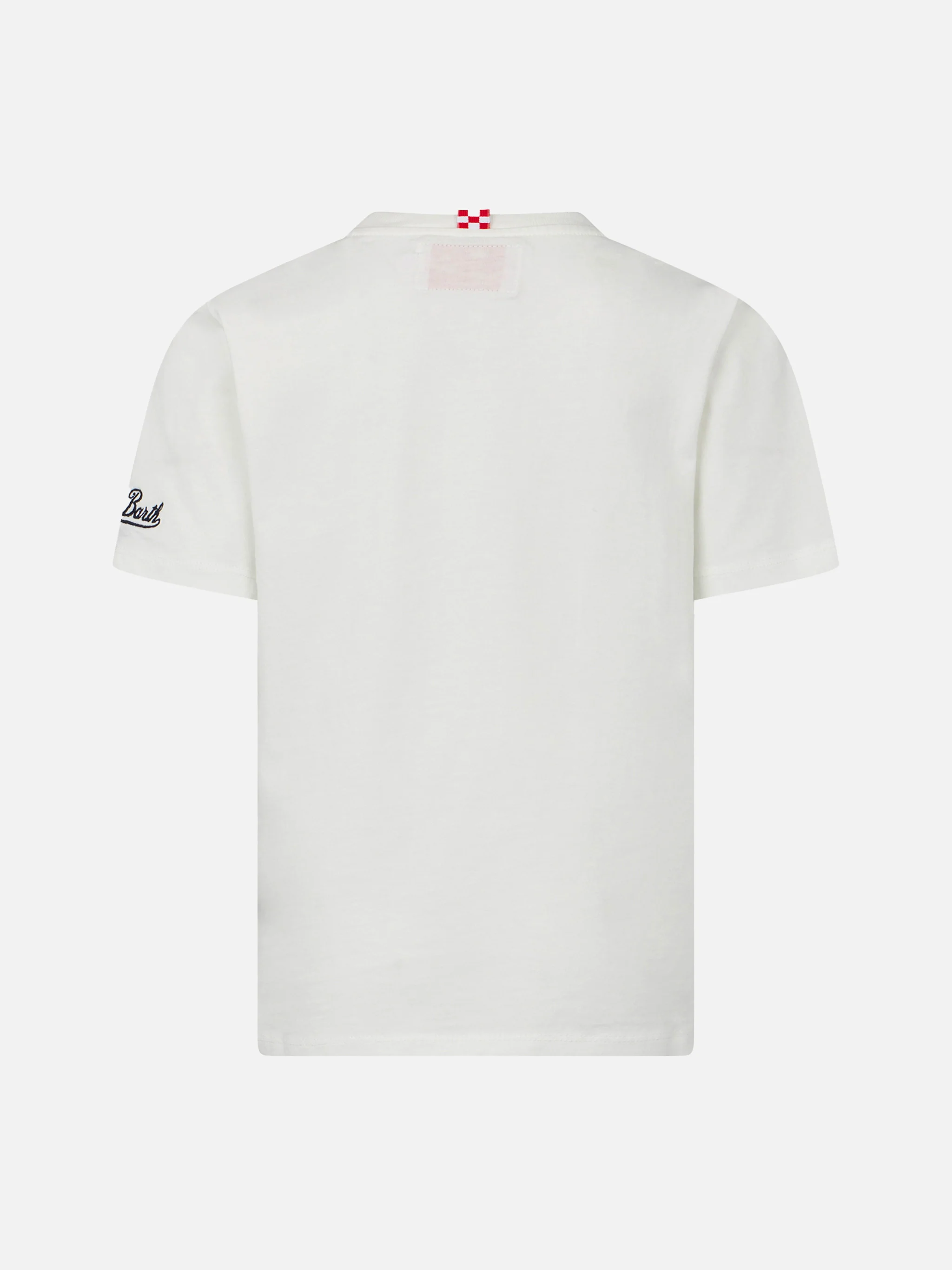 T-shirt da bambino in cotone con stampa moto - Image 3
