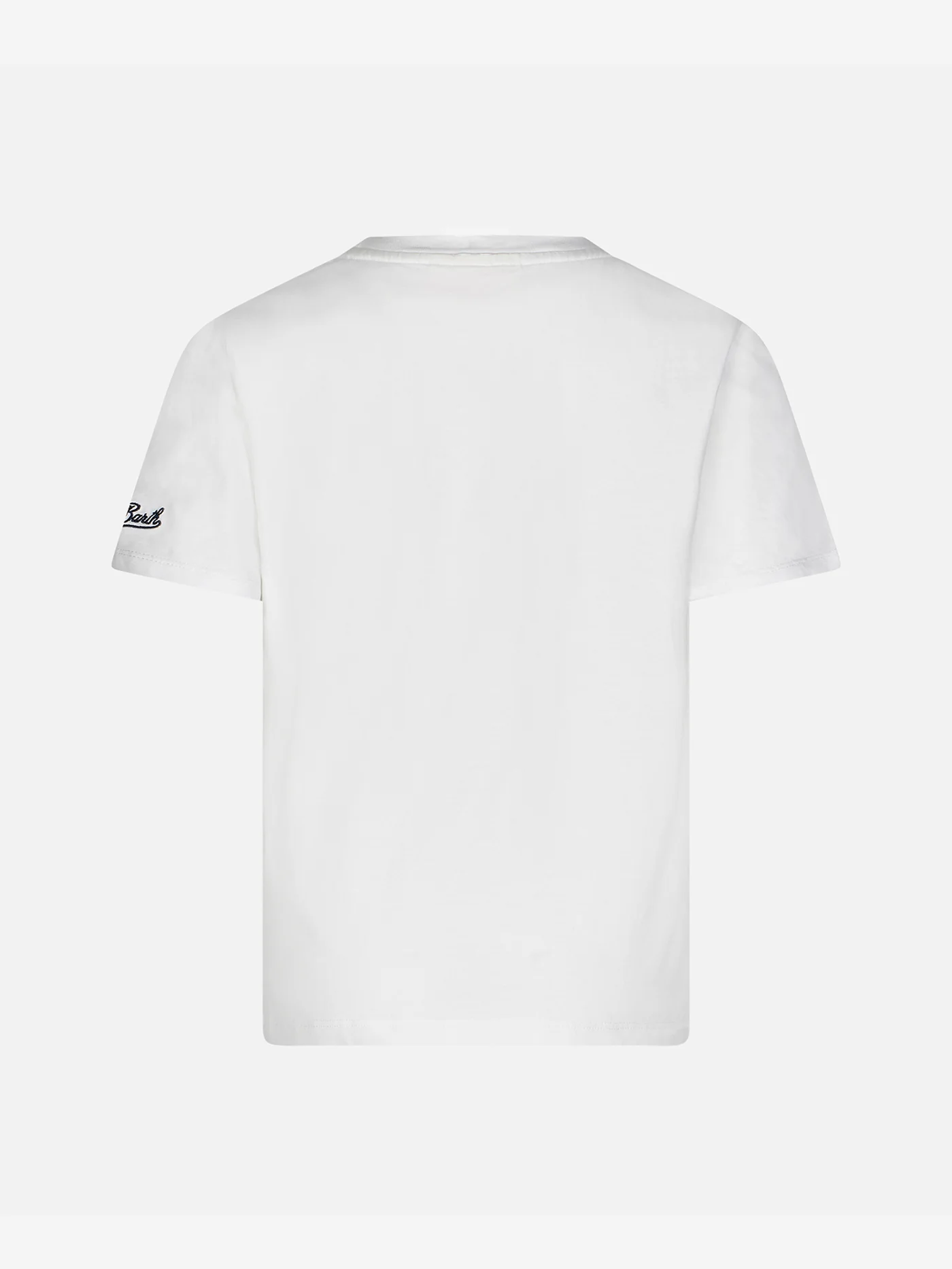 T-shirt da bambino in cotone con taschino stampato - Image 2