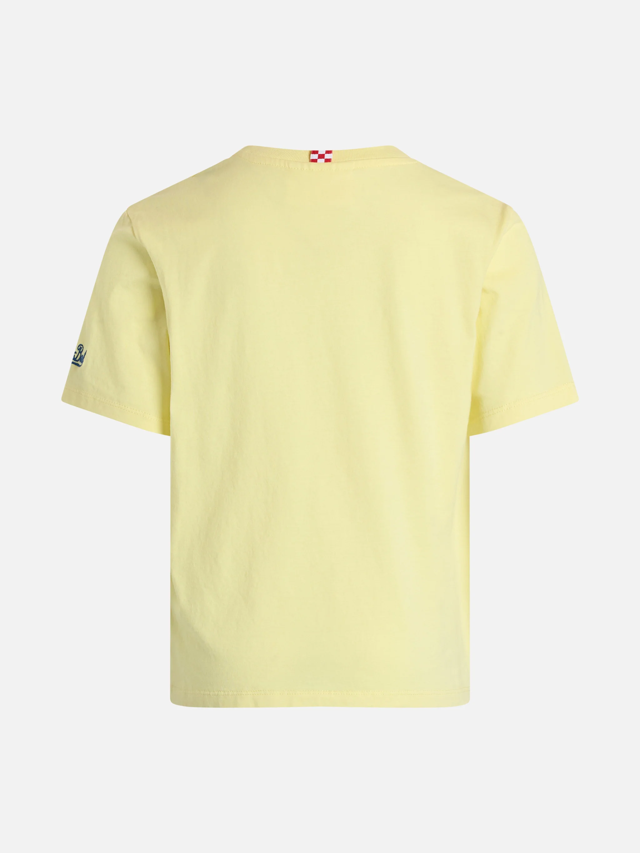 T-shirt da bambino in cotone con stampa Snoopy e ricamo St. Barth boat show | EDIZIONE SPECIALE SNOOPY PEANUTS - Image 2