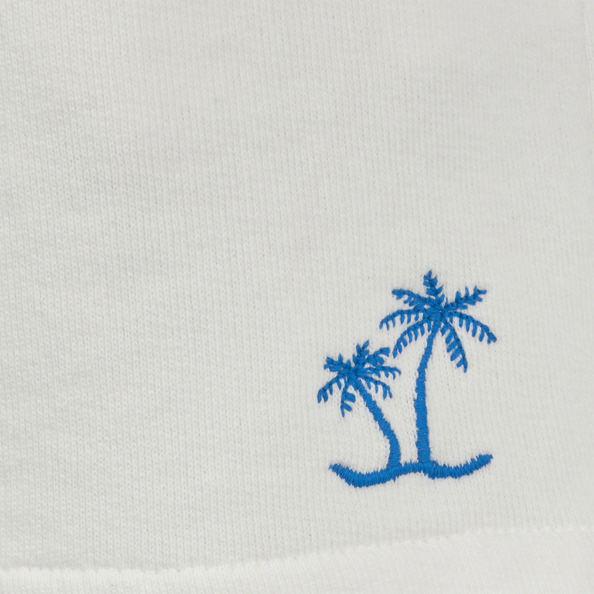 Bermuda da bambino in cotone bianco - Image 3