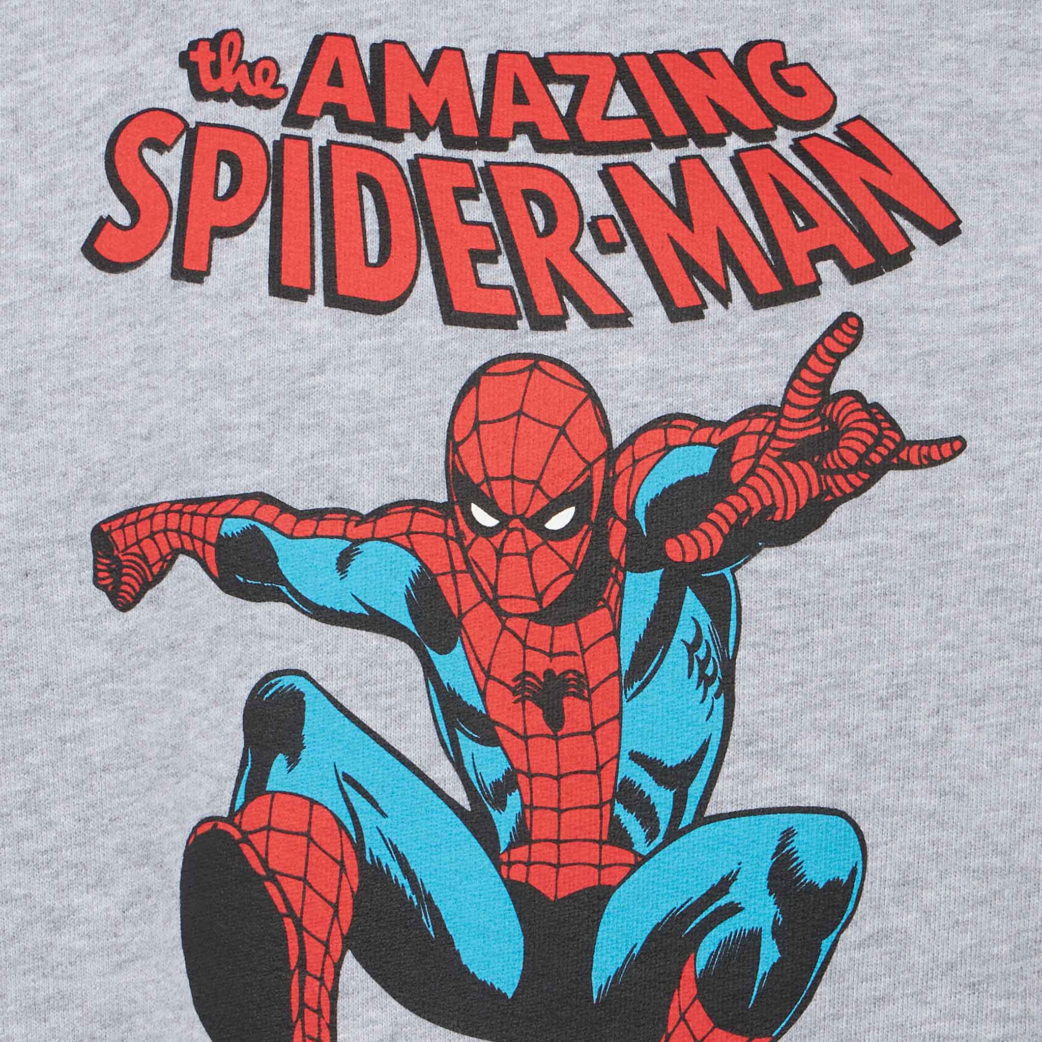 Felpa Hutton grigia stampa Spiderman | Special Edition - Image 2