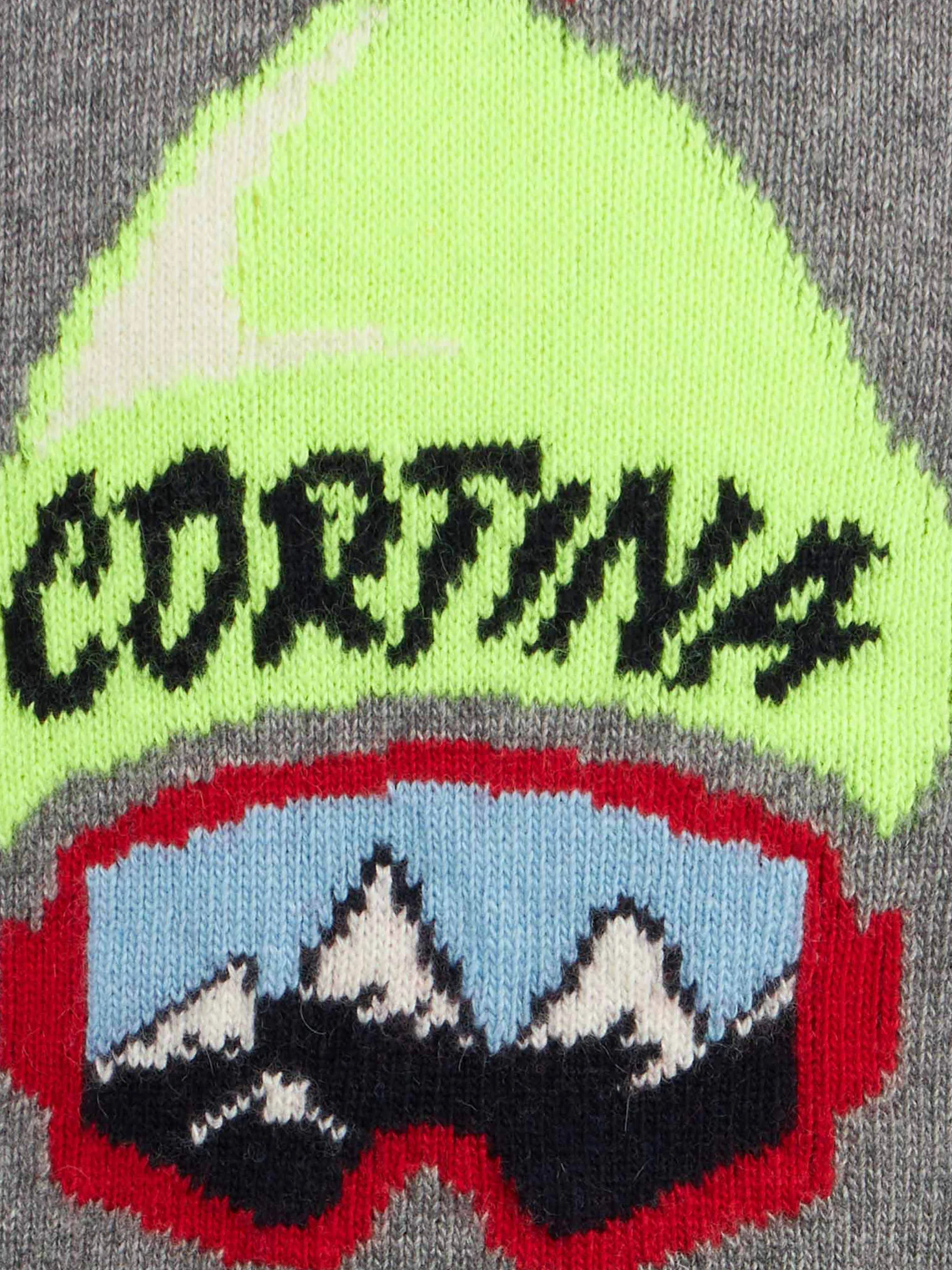 Maglione girocollo da bambino con stampa cappello Cortina - Image 2
