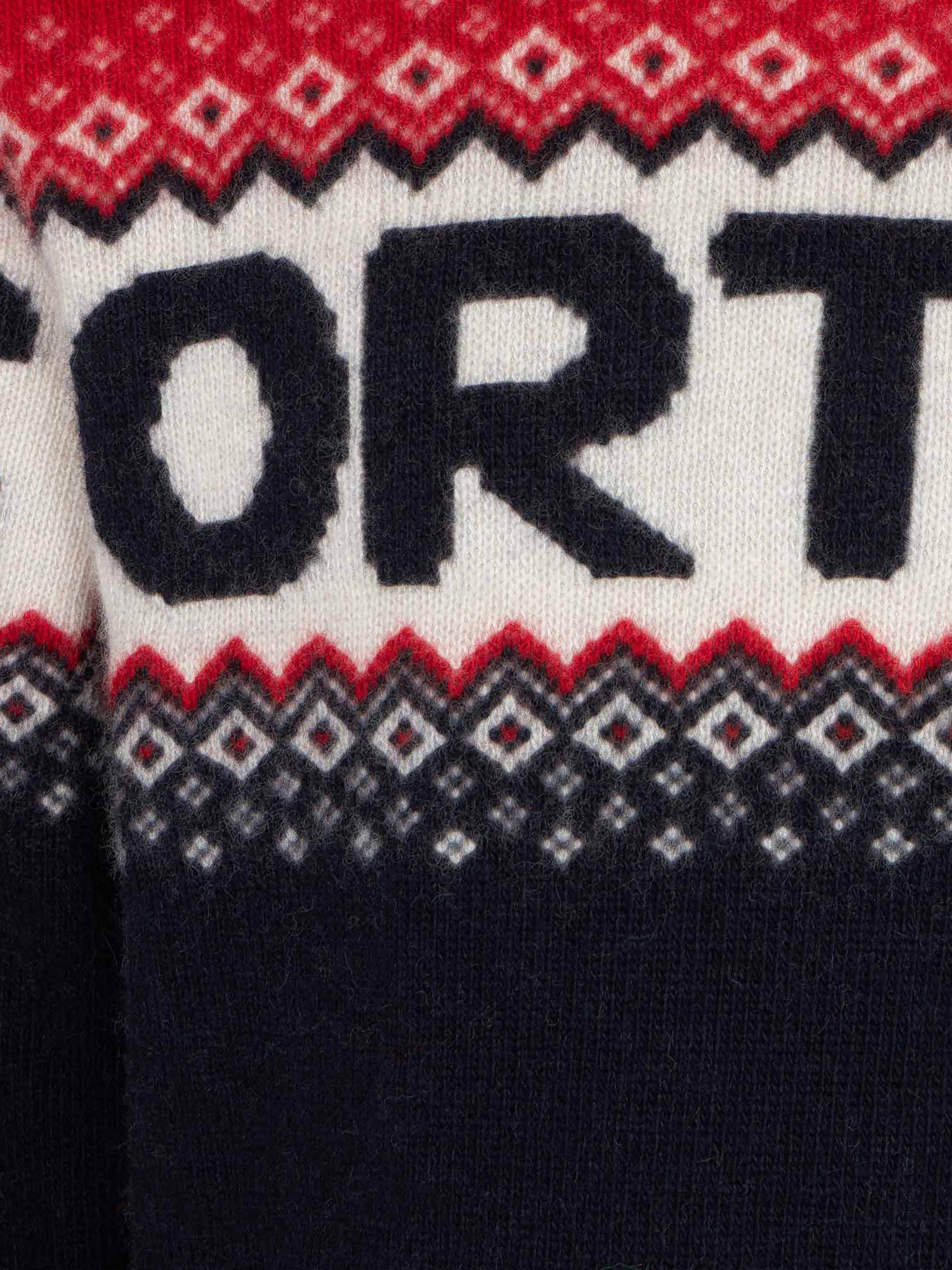 Maglione da bambino con scritta Cortina - Image 3