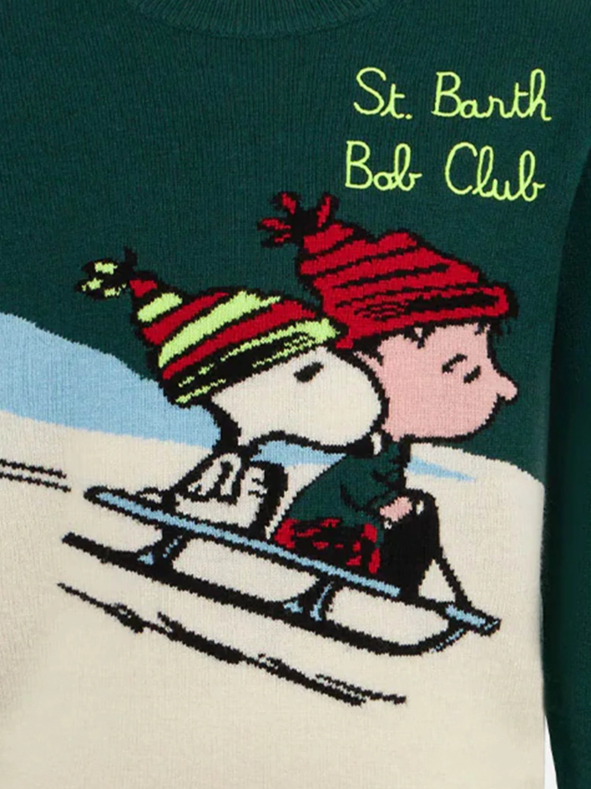 Maglione da bambino con jacquard Snoopy e ricamo St. Barth Bob Club| EDIZIONE SPECIALE PEANUTS™ - SNOOPY - Image 2