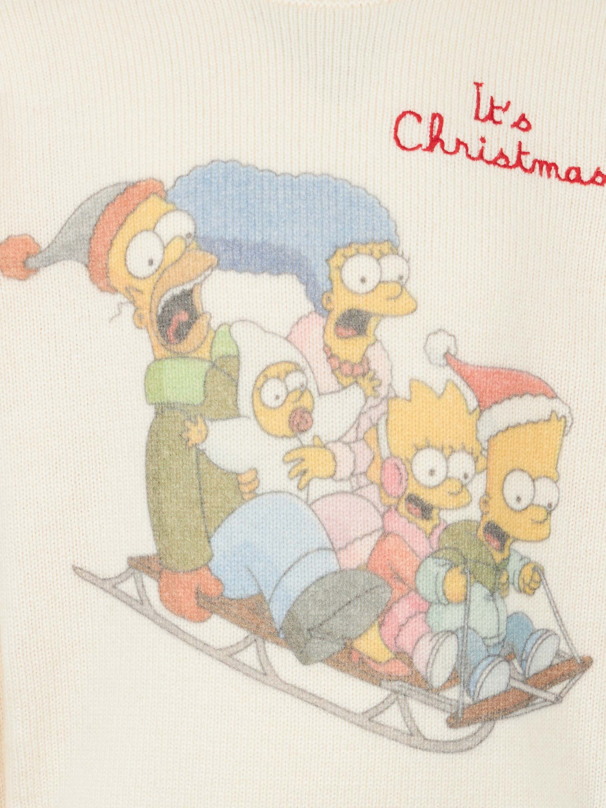 Maglione girocollo da bambino con stampa jacquard della famiglia Simpson | EDIZIONE SPECIALE I SIMPSON - Image 2