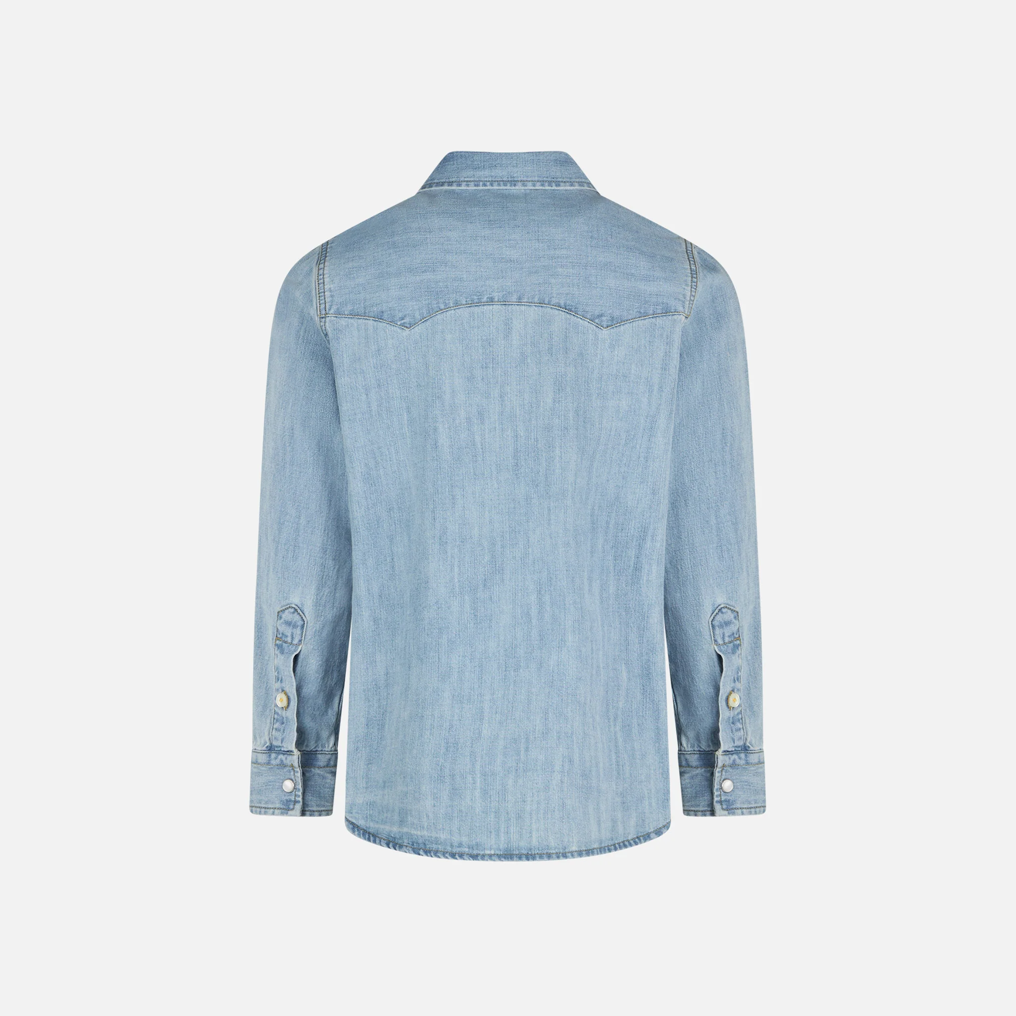 Camicia da bambino in denim di lino - Image 2