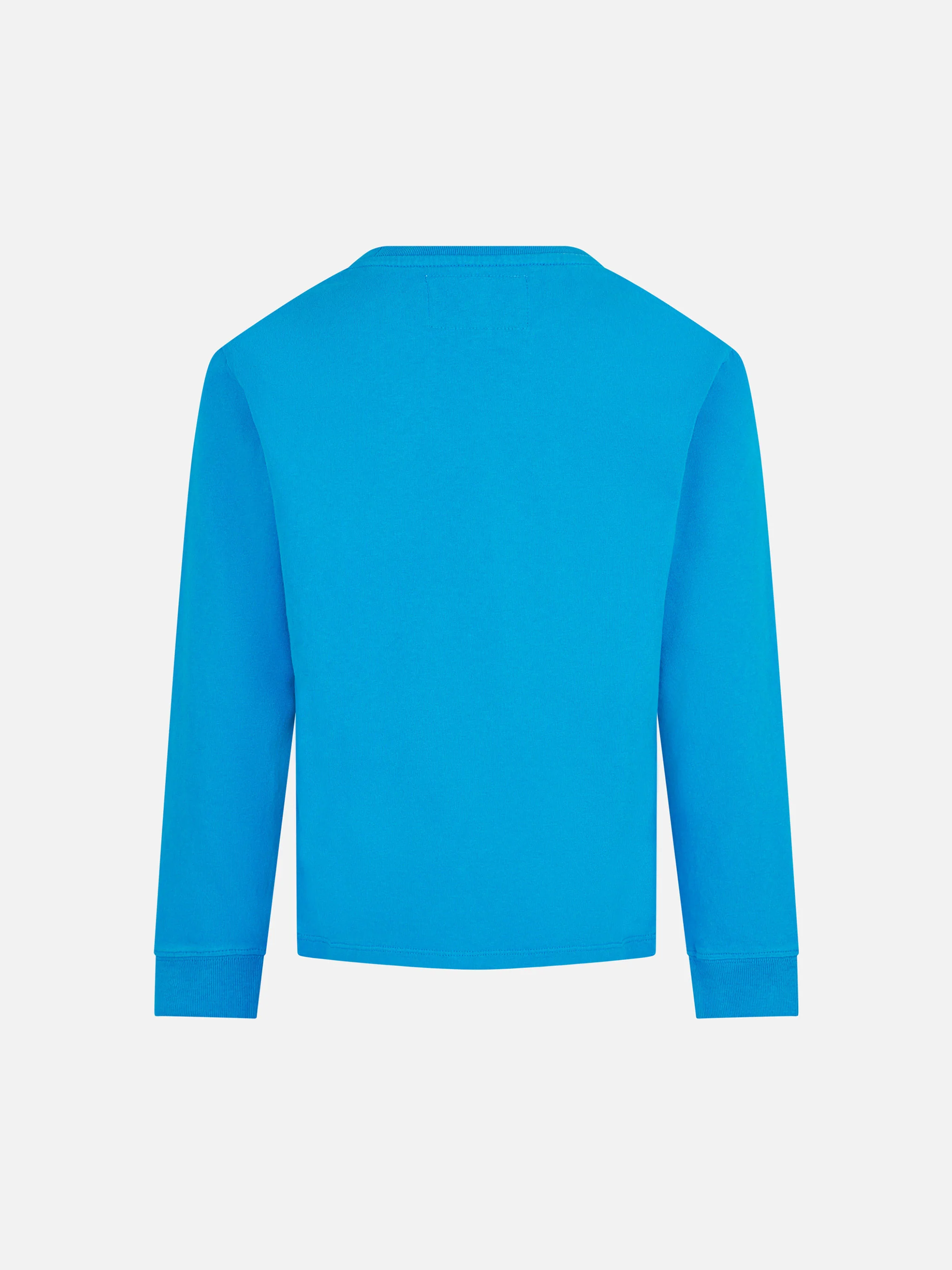 T-shirt bluette da bambino in cotone pesante - Image 2