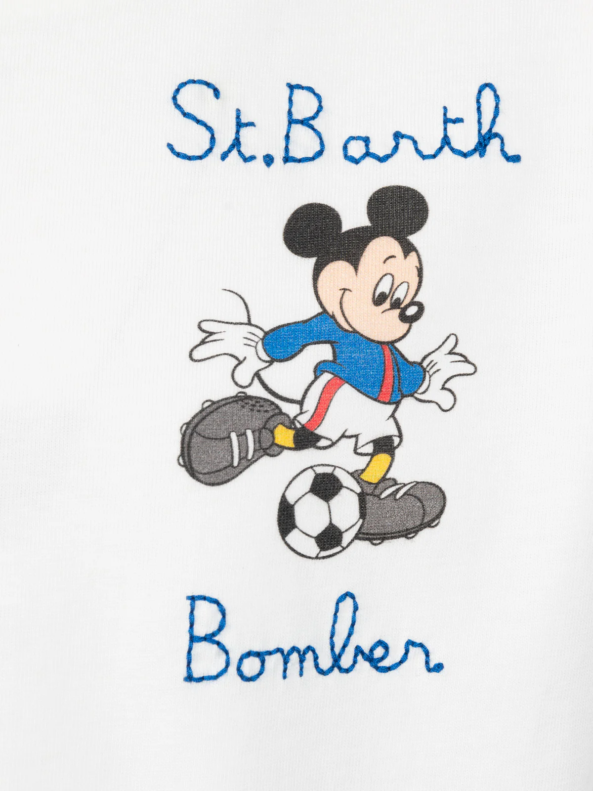 T-shirt da bambino in cotone pesante con stampa Cameron Mickey e ricamo St. Barth Bomber | EDIZIONE SPECIALE DISNEY - Image 2