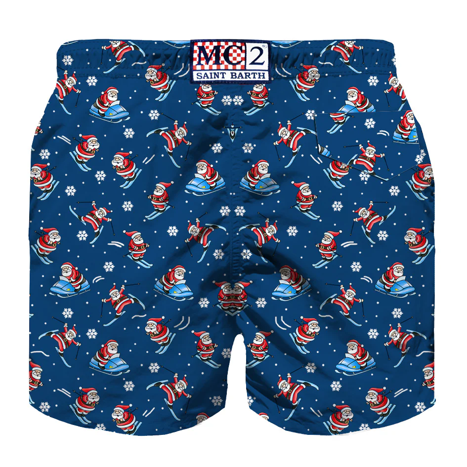 Costume da bambino in tessuto leggero con stampa Happy Santa Claus - Image 2
