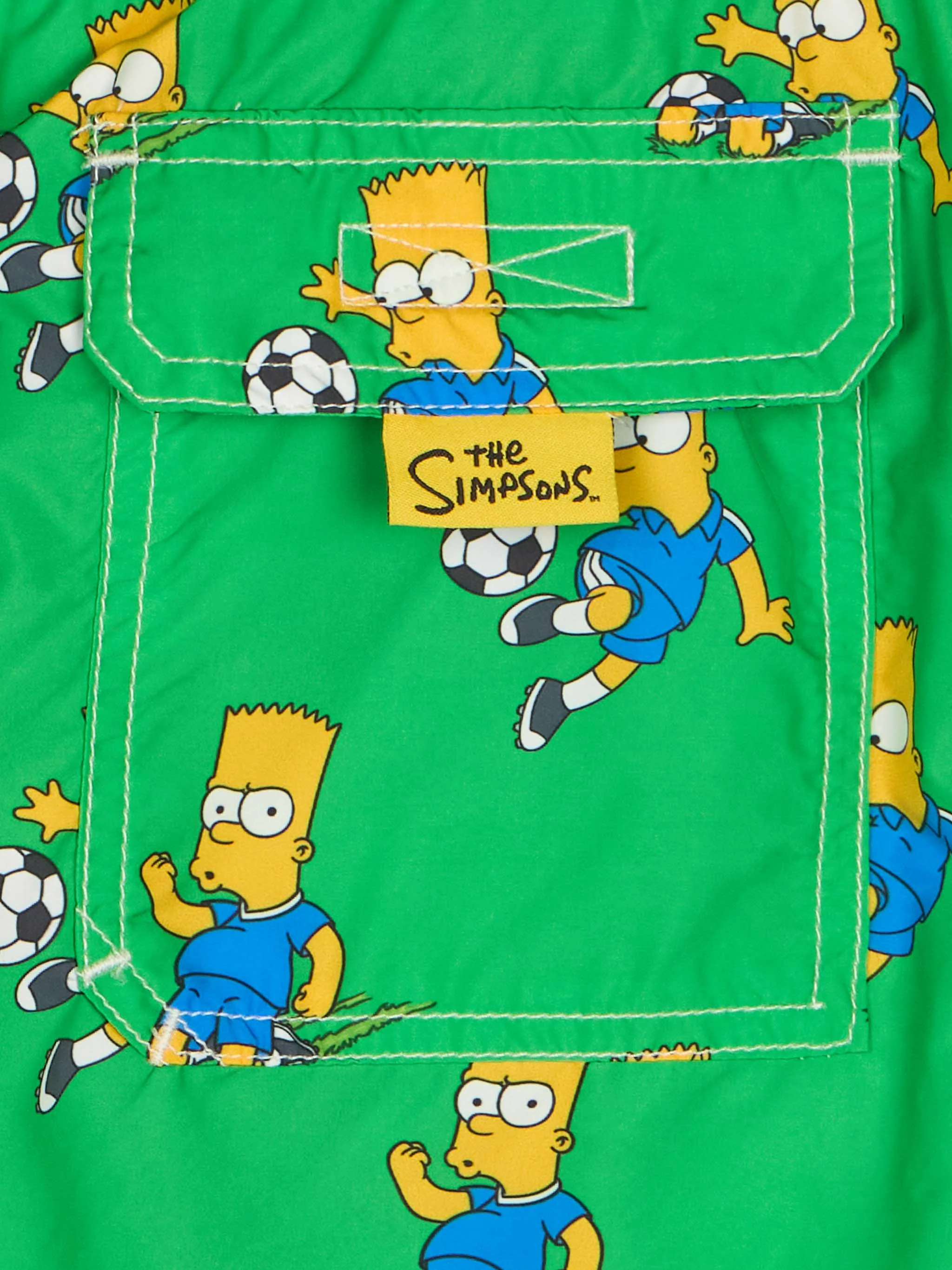 Costume da bagno da bambino in tessuto leggero Jean Lighting con stampa Bart | L'EDIZIONE SPECIALE SIMPSON - Image 3