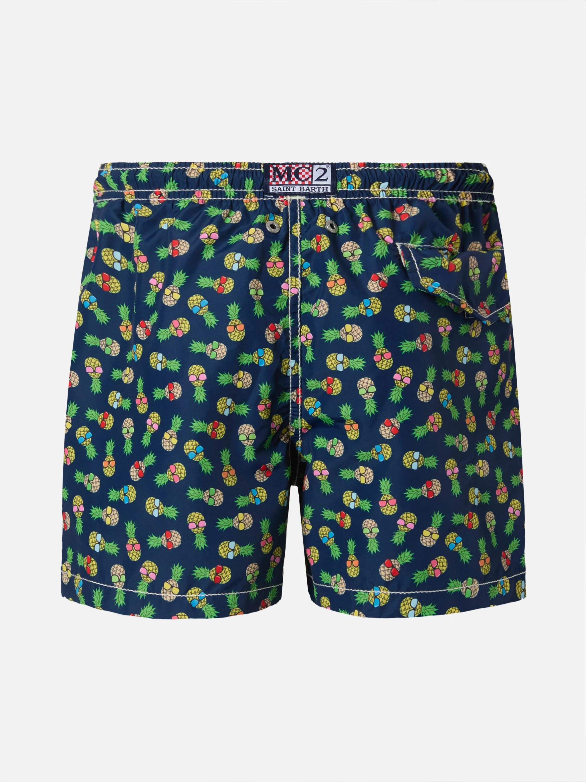 Costume mare Jean Lighting in tessuto leggero con stampa ananas - Image 2