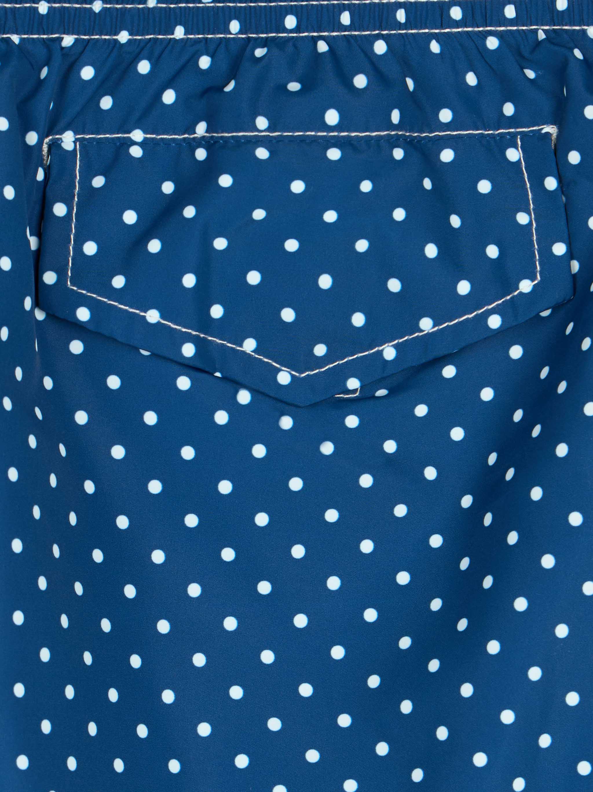 Costume da bagno da bambino in tessuto leggero Jean Lighting con stampa a pois - Image 3