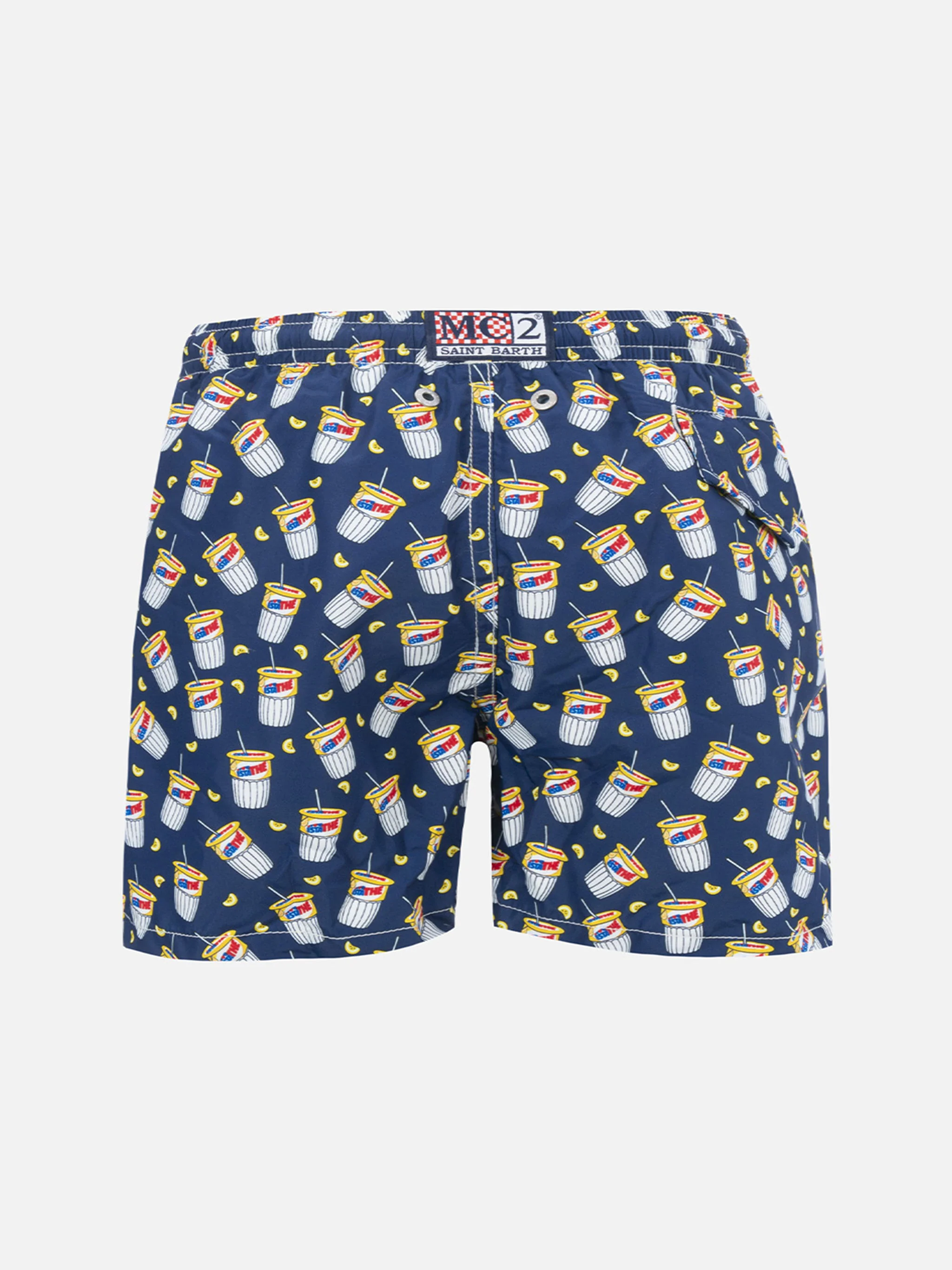 Costume da bagno da bambino in tessuto leggero con stampa Estathè | EDIZIONE SPECIALE ESTATHE' - Image 2