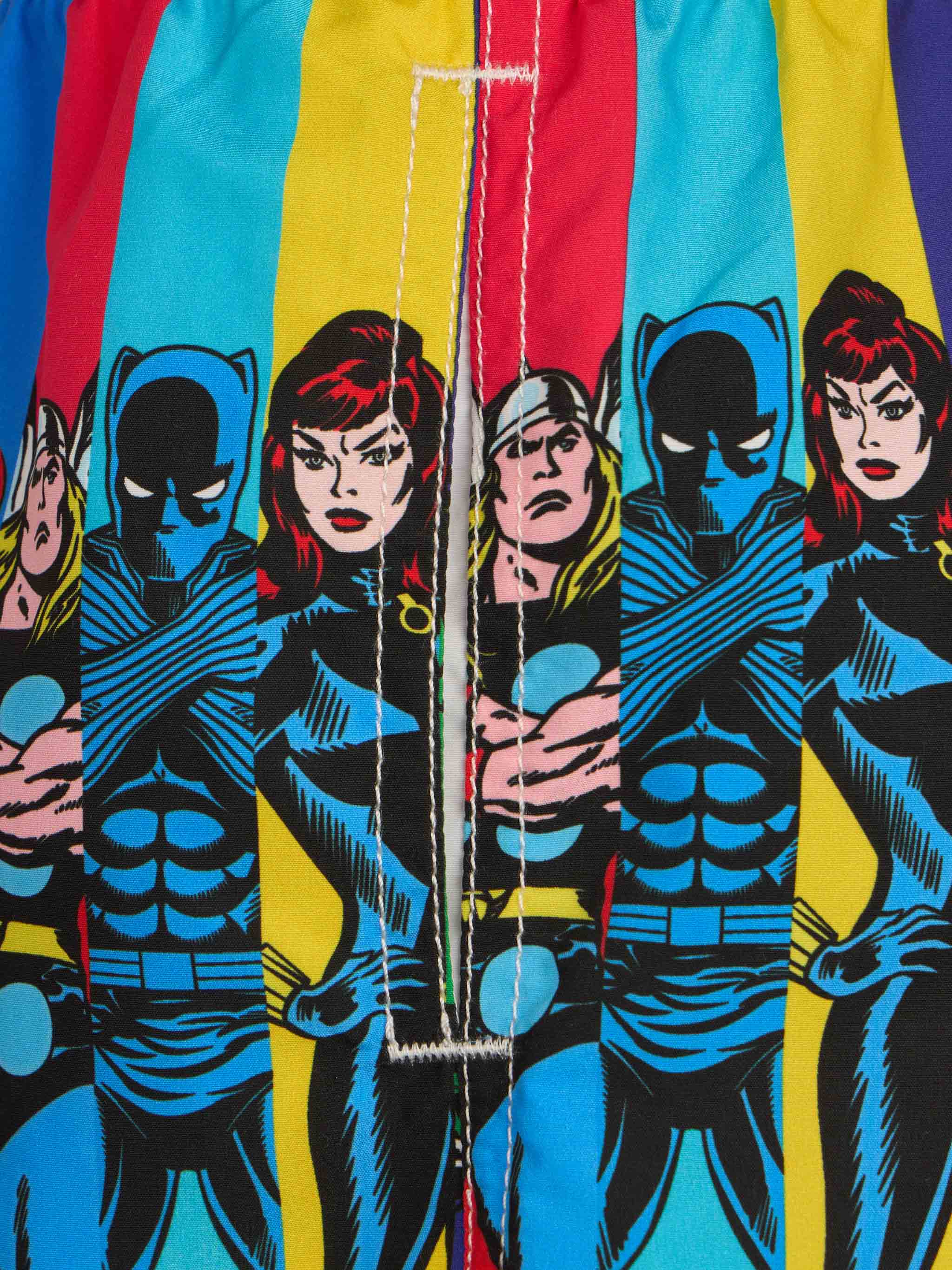 Costume da bagno medio da bambino Haiti con stampa piazzata dei supereroi Marvel | EDIZIONE SPECIALE MARVEL - Image 3