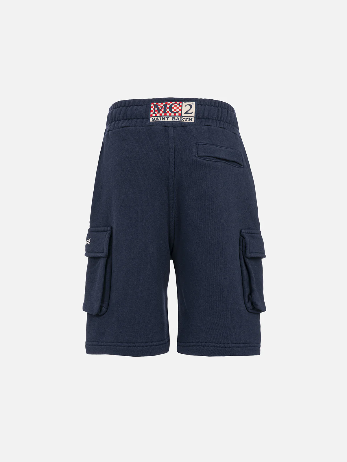 Pantaloncini cargo blu navy da bambino Cargy - Image 2