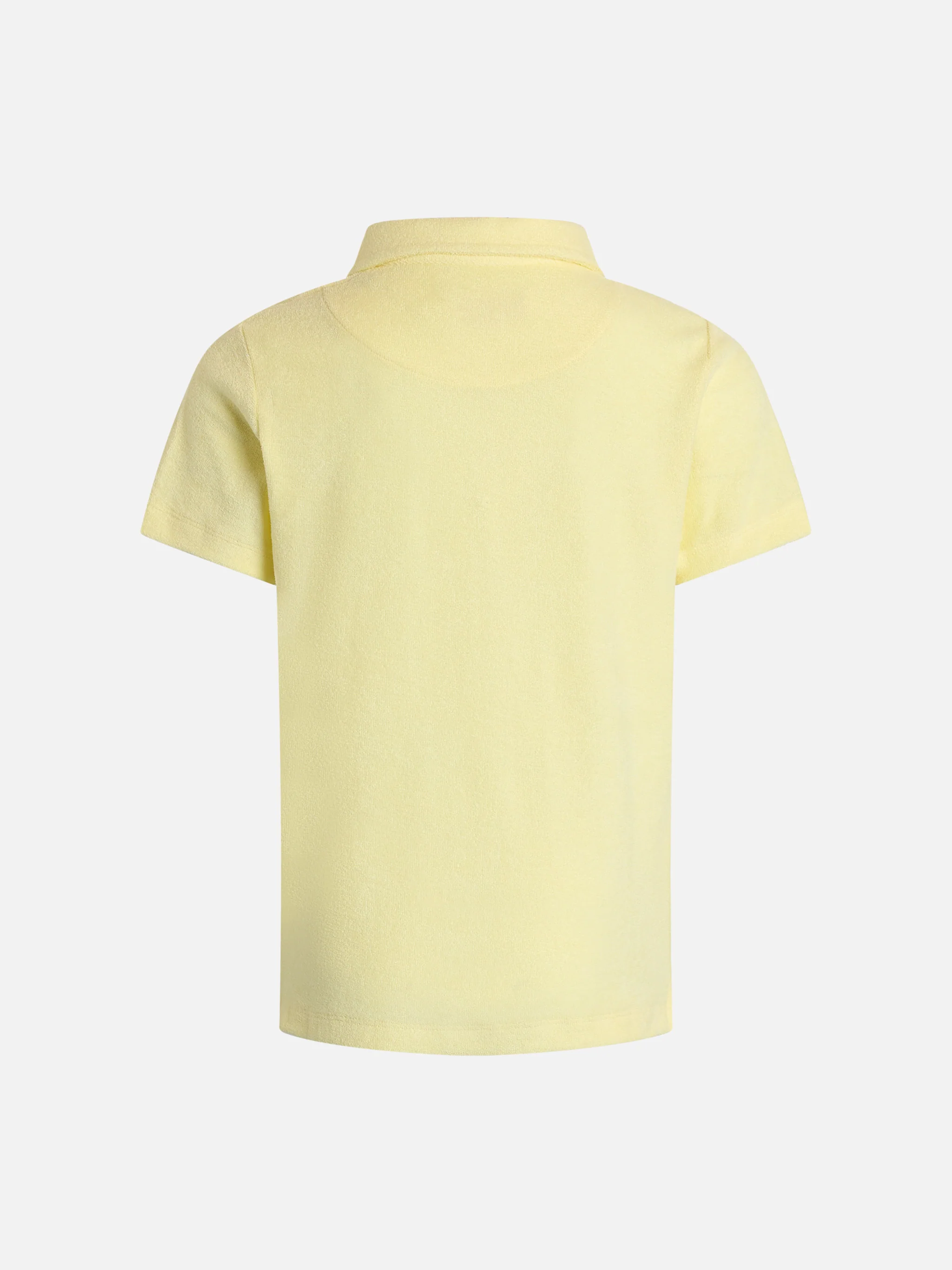 Polo da bambino in spugna giallo pallido Jeremy Jr - Image 3