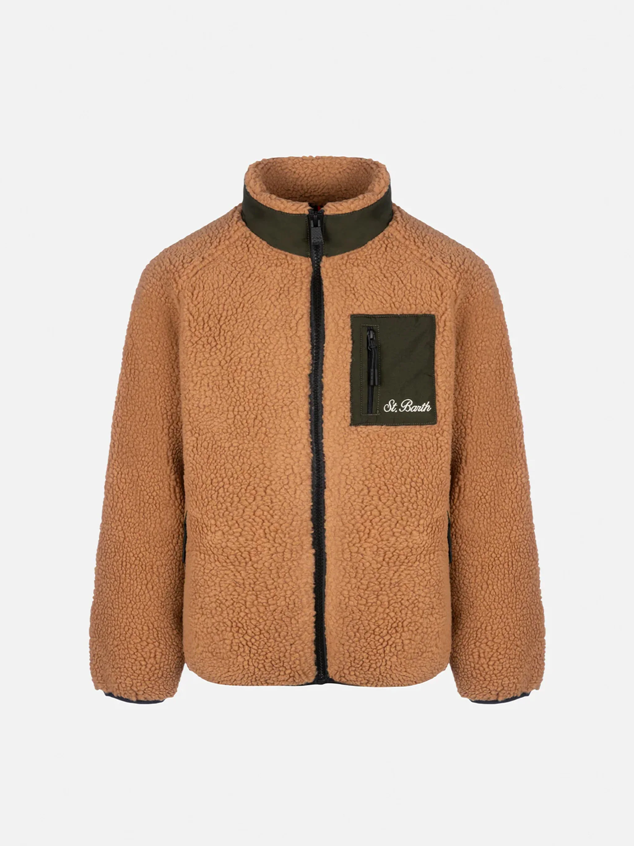Giacca beige sherpa da bambino Keystone con stampa Snoopy | EDIZIONE SPECIALE SNOOPY PEANUTS - Image 2