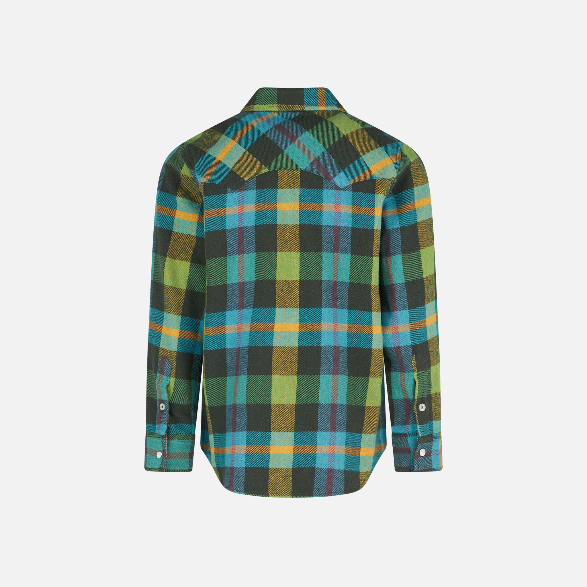 Camicia da bambino con stampa tartan - Image 2