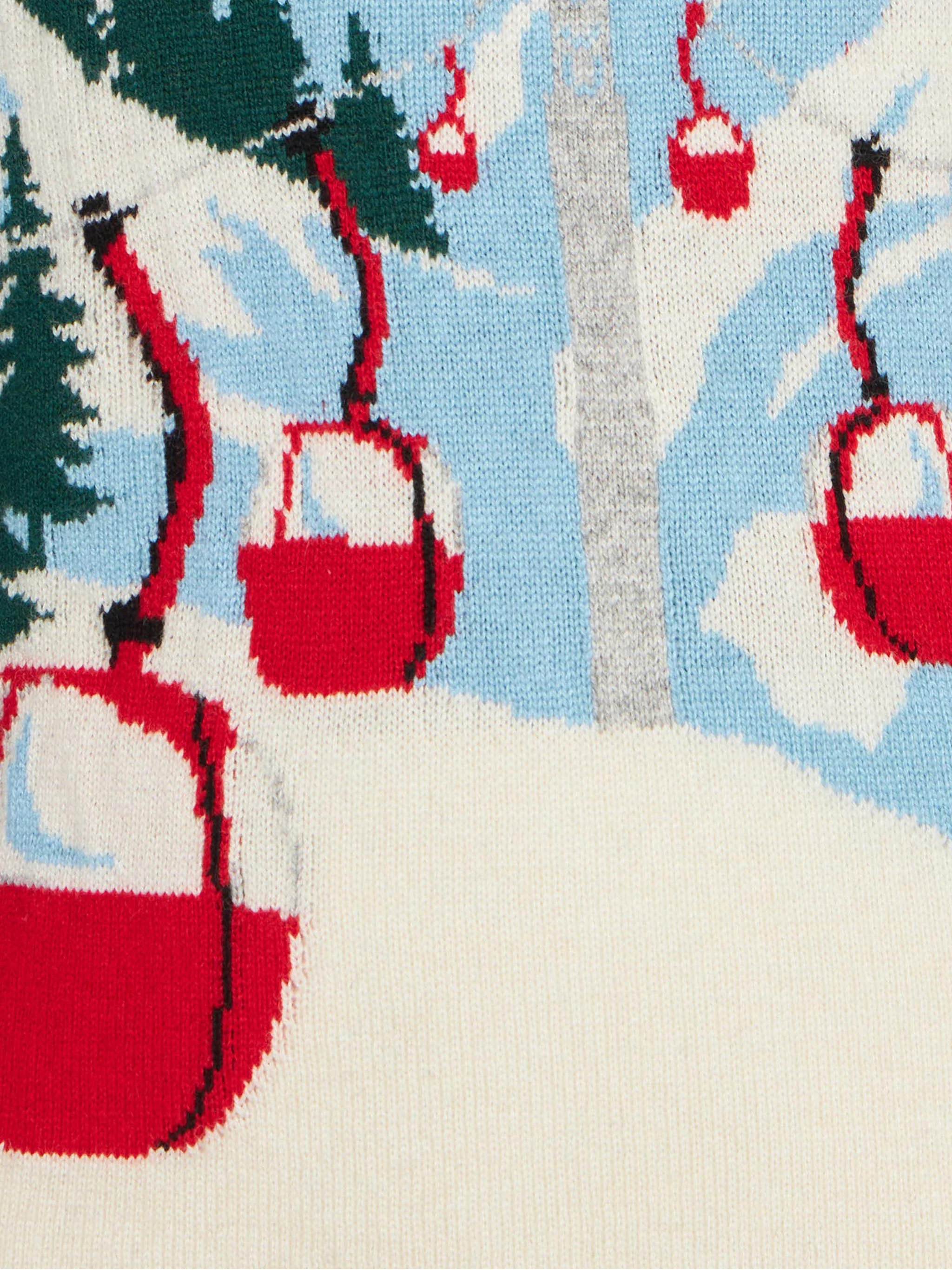 Maglione da bambino con stampa jacquard Courmayeur - Image 3